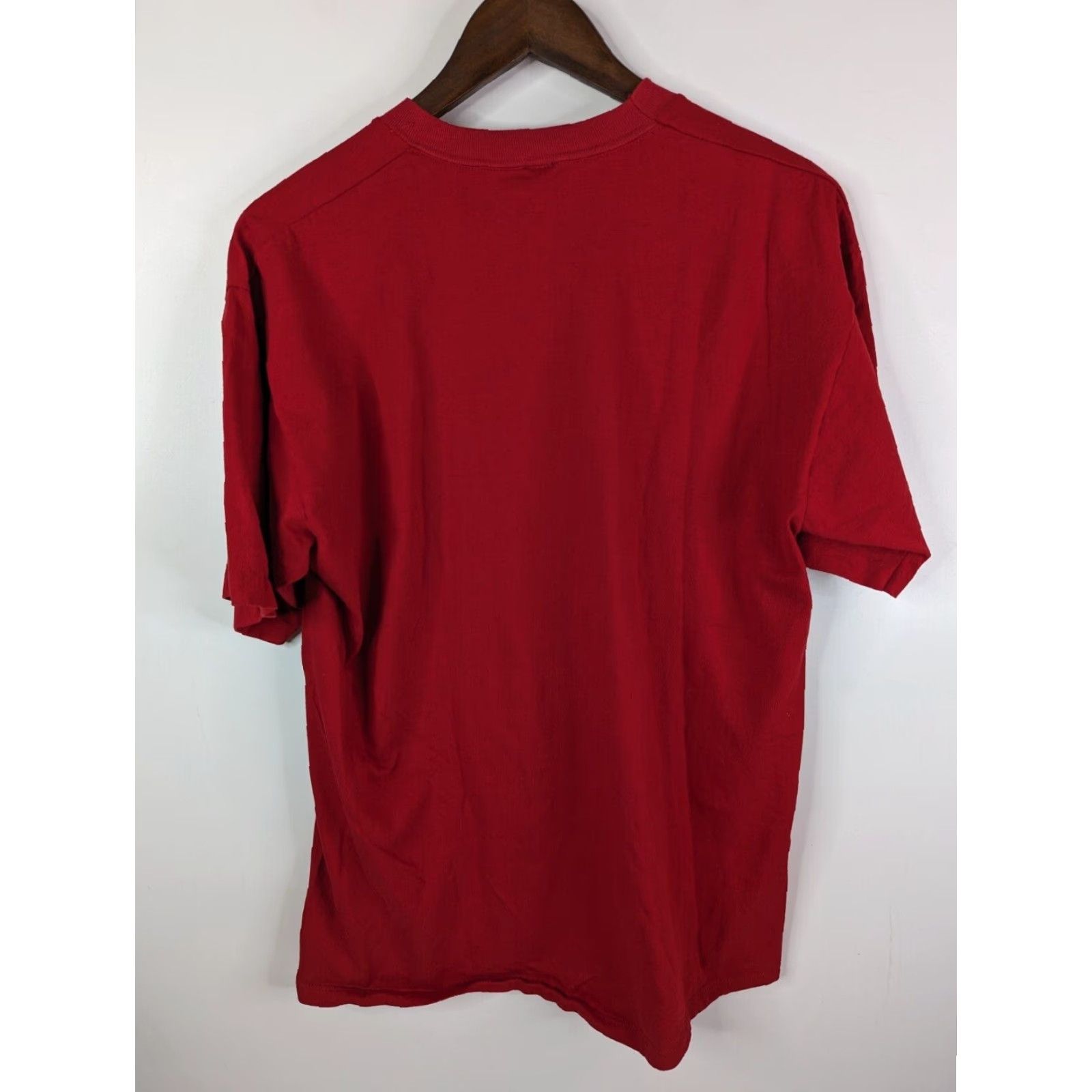 Jerzees VINTAGE 90s Red JERZEES T-Shirt Men XL USA Made Crew Neck Graphic Tee Rodeo California Size US XL / EU 56 / 4 - 3 Thumbnail