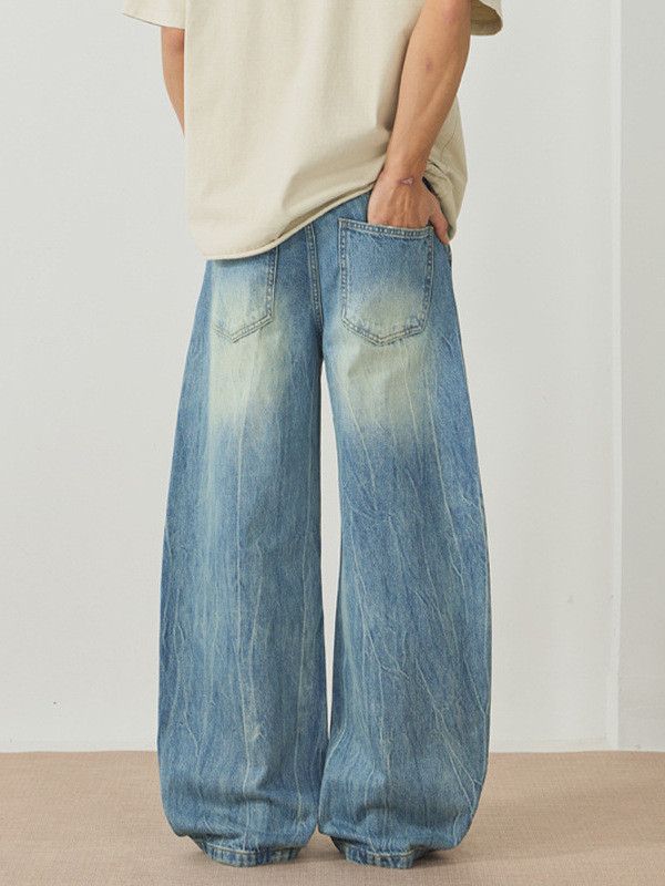 Vintage American high street men's loose-fitting ripped jeans Size US 32 / EU 48 - 4 Thumbnail