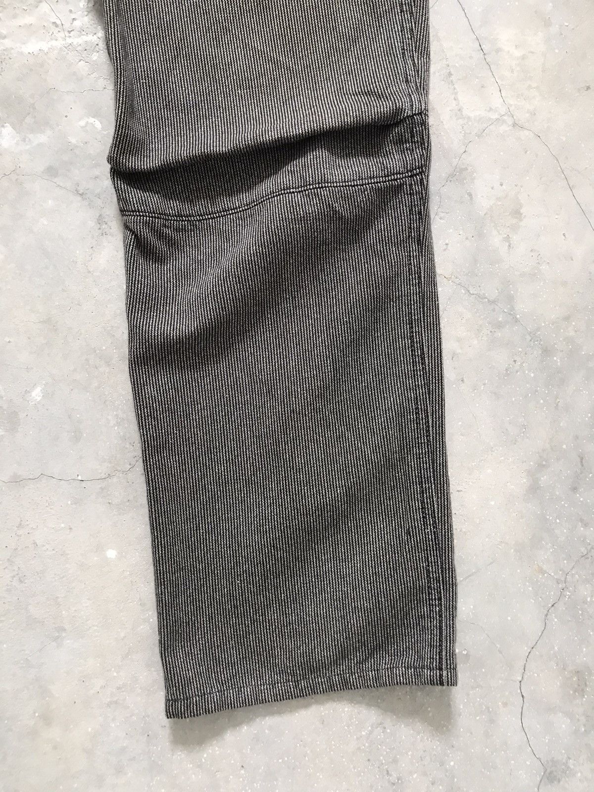 Japanese Brand BLUE WAY Garment Workers Houndstooth Rectangular Patch Pants Size US 34 / EU 50 - 4 Thumbnail
