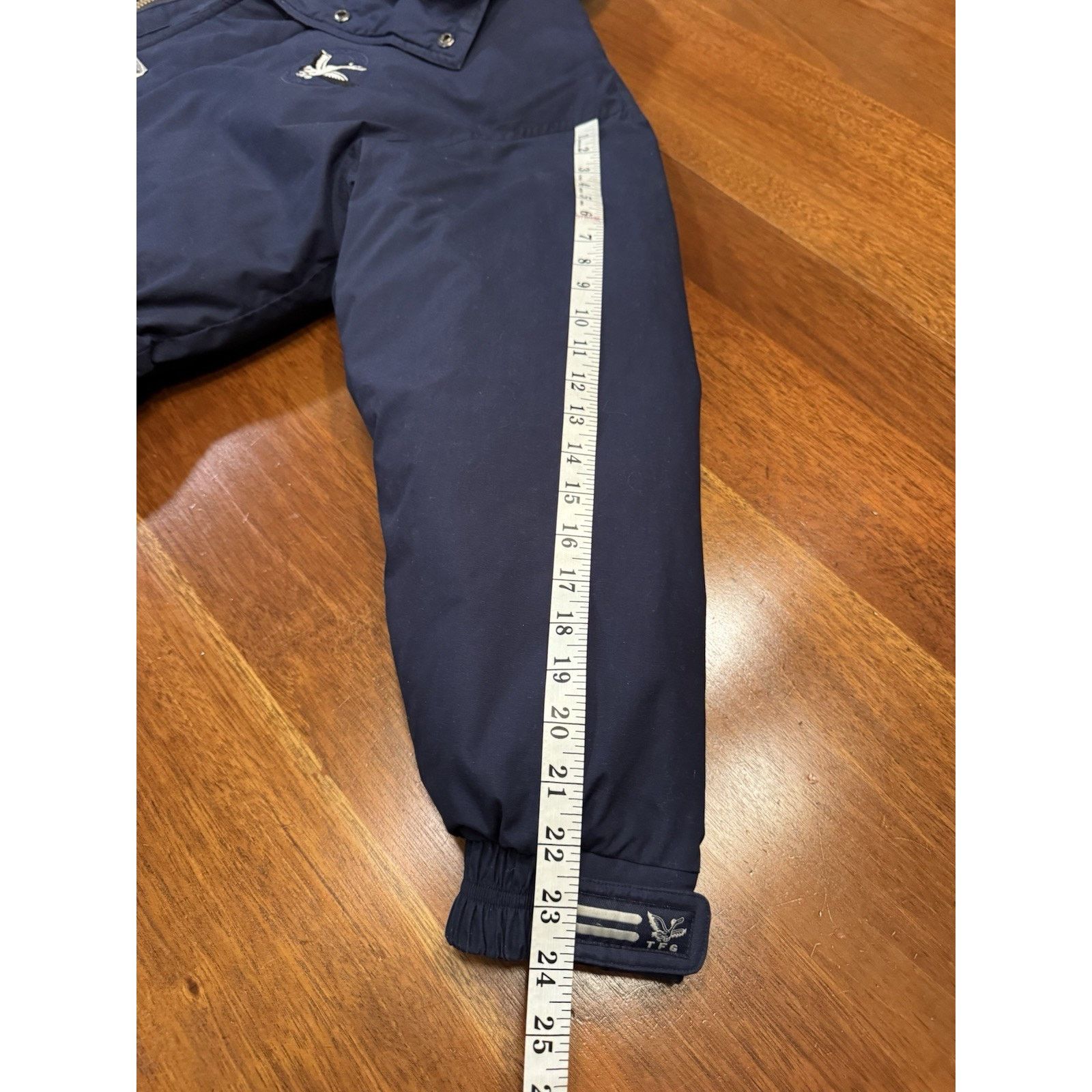 Triple Fat Goose Down Filled Vintage Coat Blue Nohood F.A.T, Men's — image 5 of 6