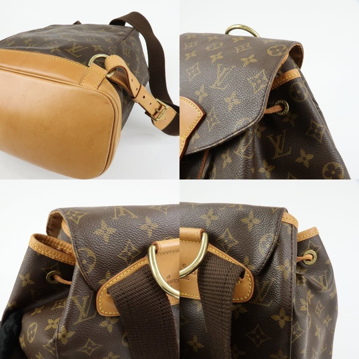 Louis Vuitton Louis Vuitton Monogram Montsouris GM Backpack Size ONE SIZE - 5 Thumbnail