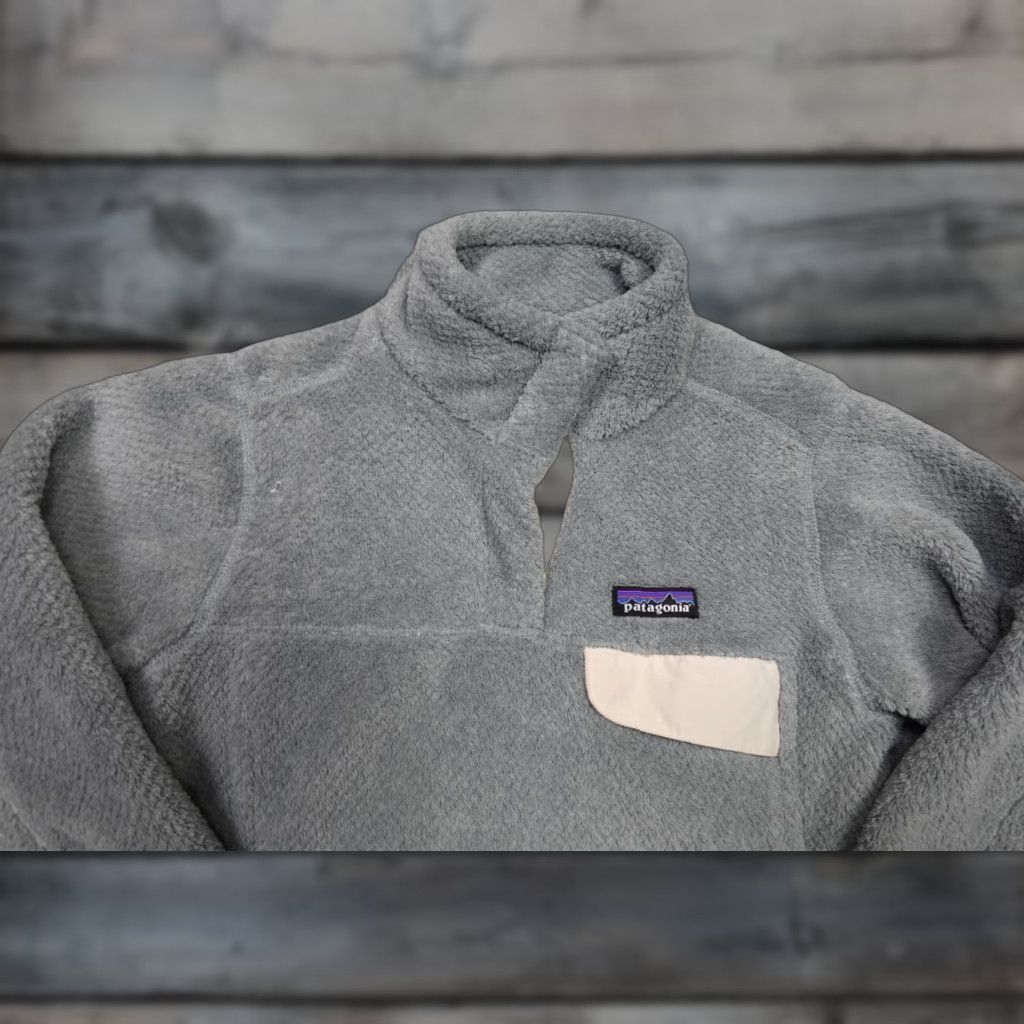Patagonia Patagonia Fleece Womens Small Gray Sweater Size S / US 4 / IT 40 - 1 Thumbnail
