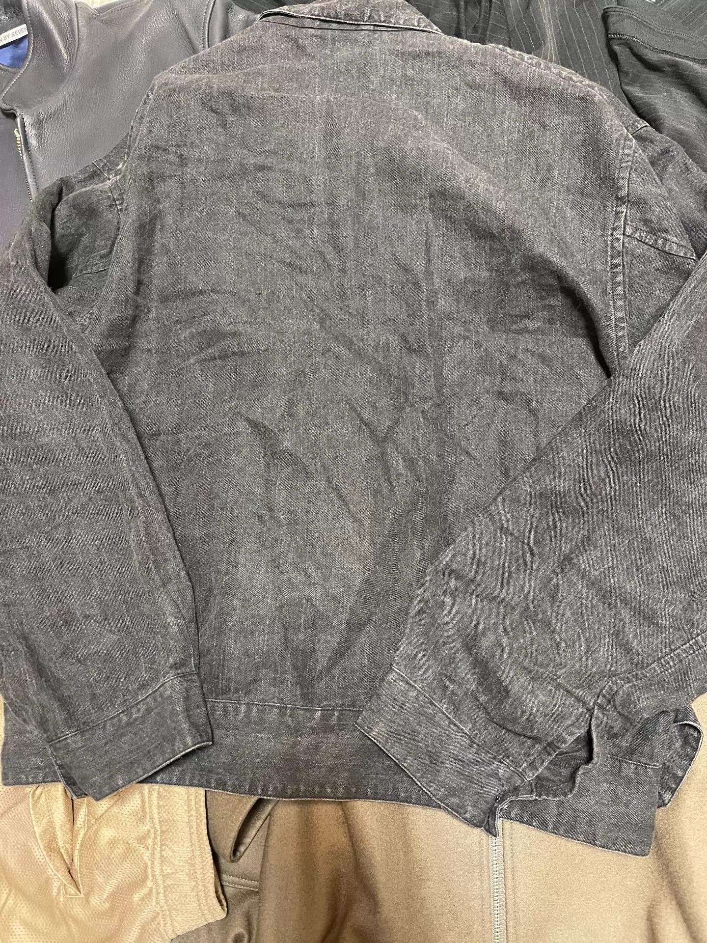 Comoli Comoli Dyed Linen Jacket Black Japan Made Artist Style Size US L / EU 52-54 / 3 - 4 Thumbnail