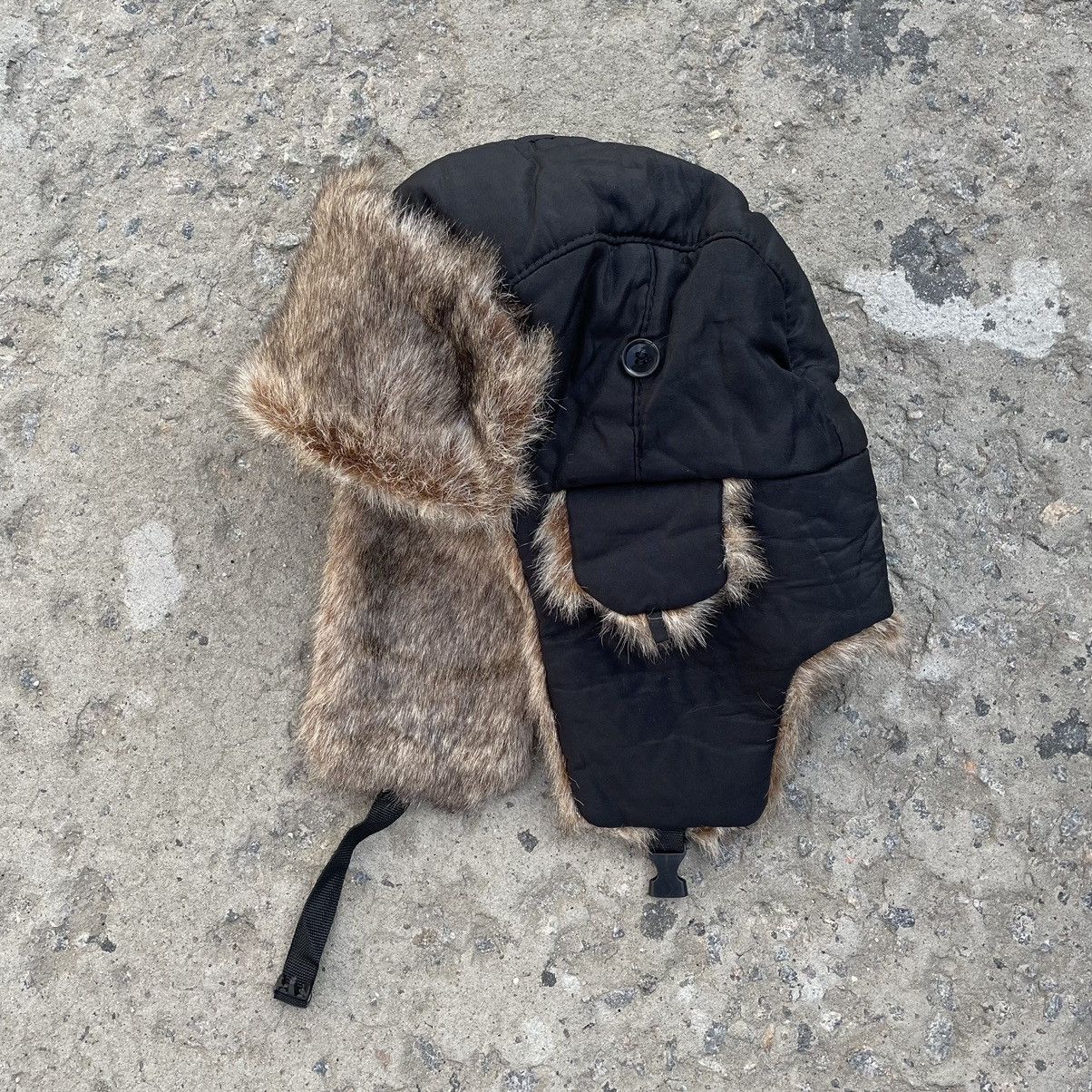 Japanese Brand × Vintage Vintage Faux Fur Trapper Hat Cap Y2K 99s USA Travis Scott Size ONE SIZE - 1 Thumbnail