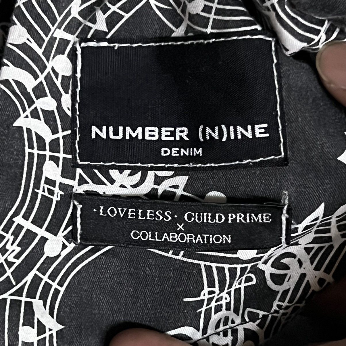 Number (N)ine Number Nine x Loveless Guild Prime Collaboration Denim Jeans Size US 31 - 10 Thumbnail