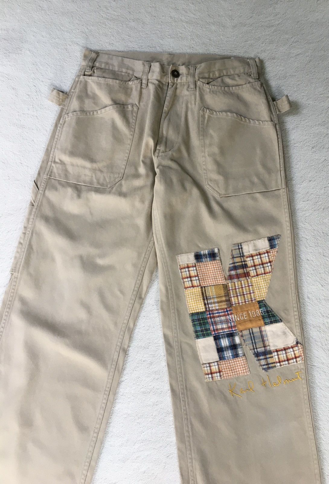 Karl Helmut Pink House Carpenter Pants