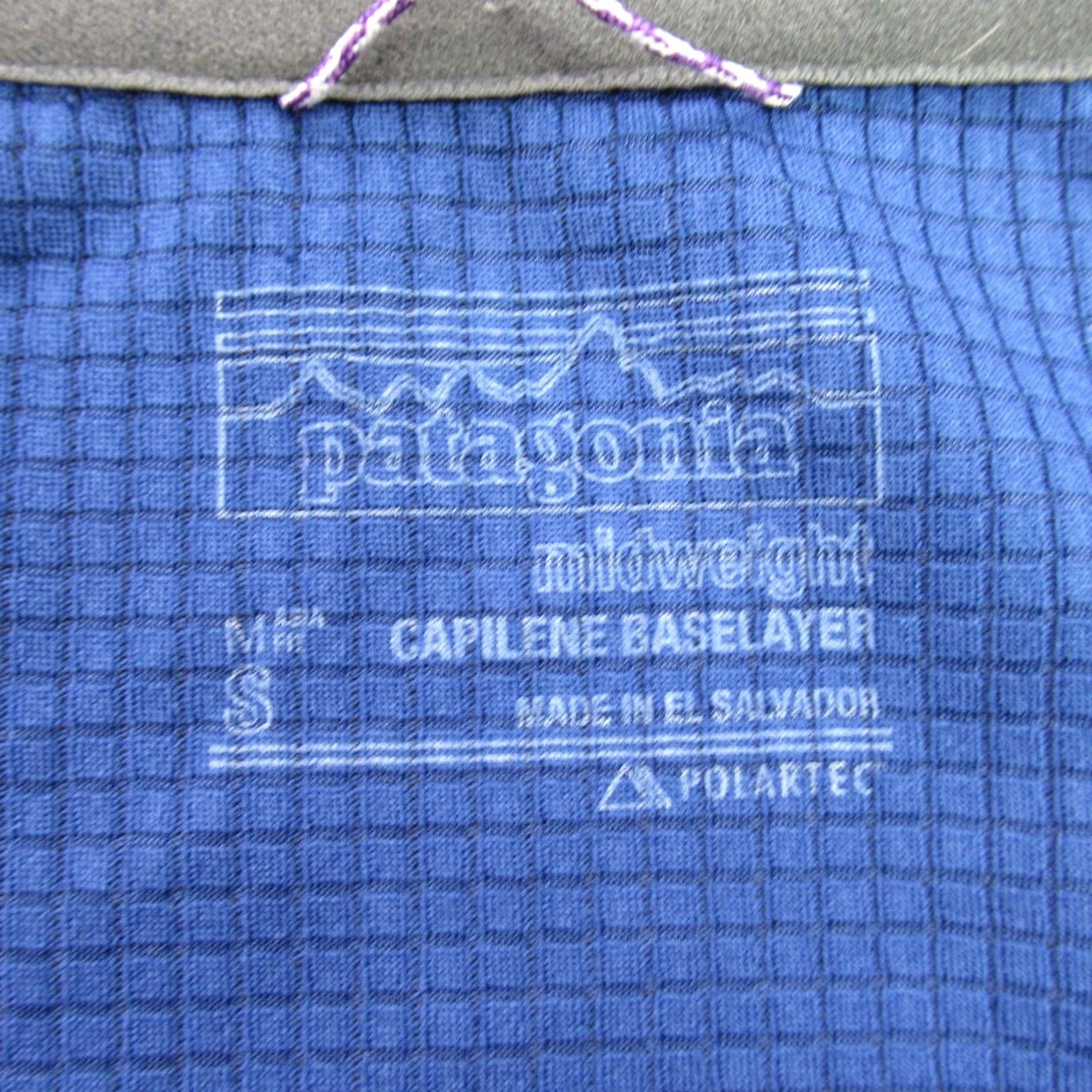 Patagonia Patagonia Sweater Shirt Mens Small Long Sleeve 1/4 Zip Pullover Blue Lightweight Size US S / EU 44-46 / 1 - 4 Thumbnail