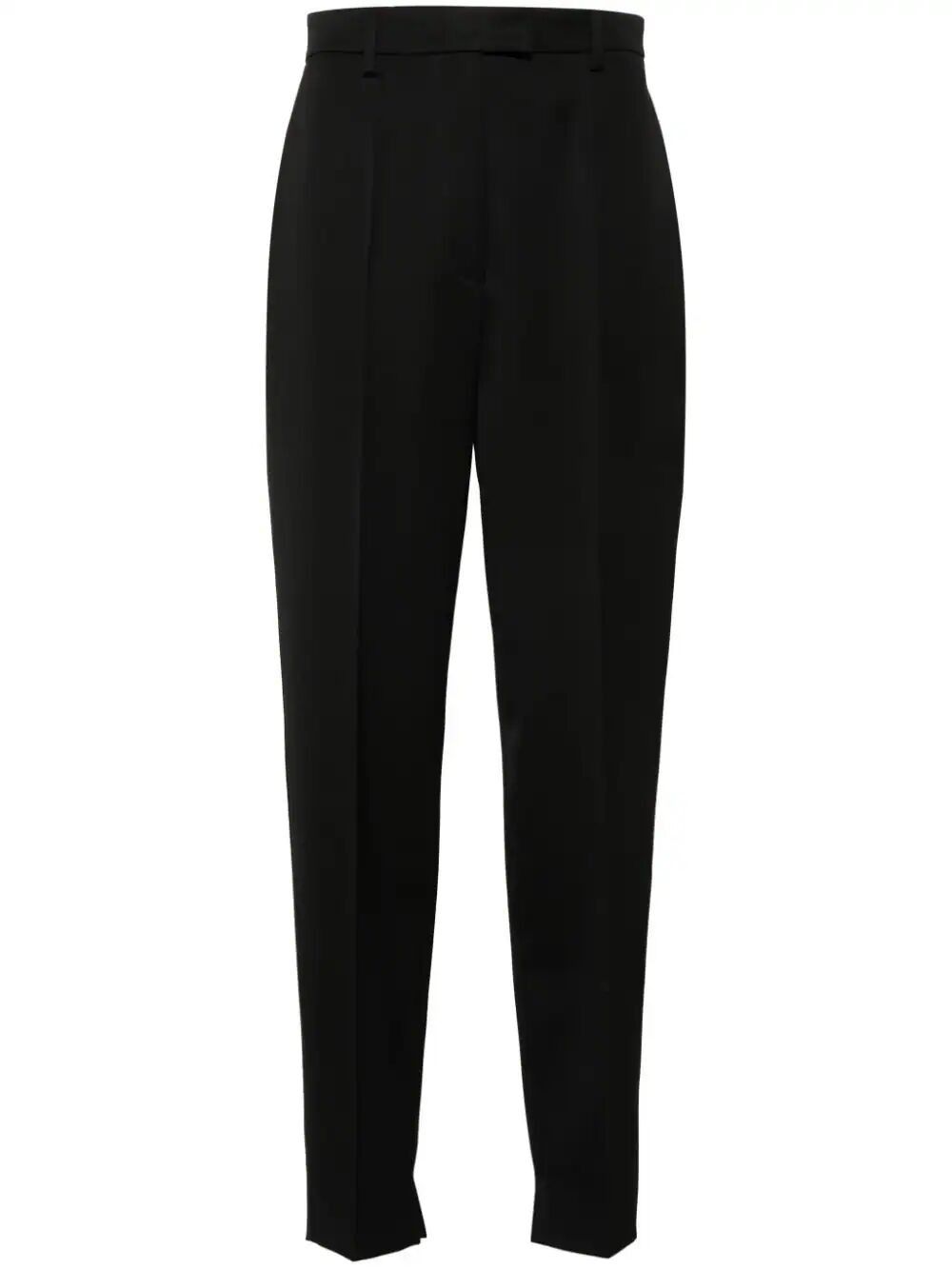 image of Prada Wool Pants Size 40 in Black, Women's