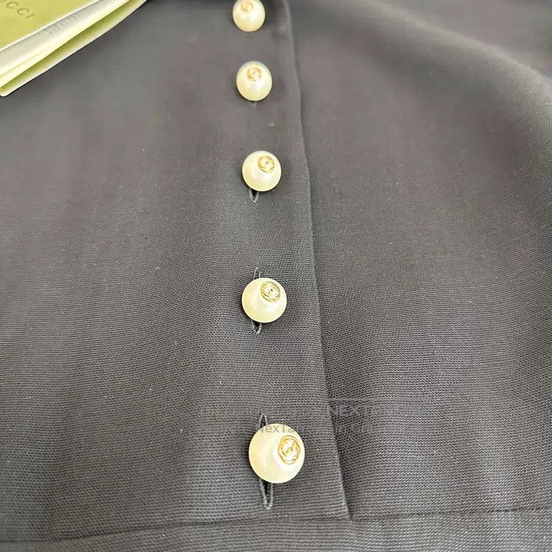 Gucci Gucci Black pearl button dress Size XS / US 0-2 / IT 36-38 - 3 Thumbnail