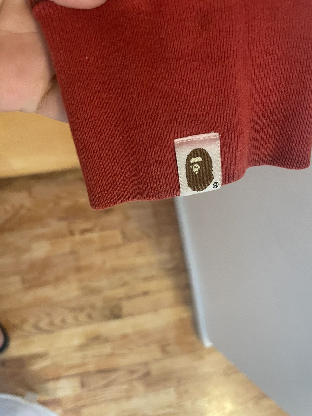 Bape BAPE Red Color Camo One Point Full Zip Hoodie Size US XL / EU 56 / 4 - 5 Thumbnail