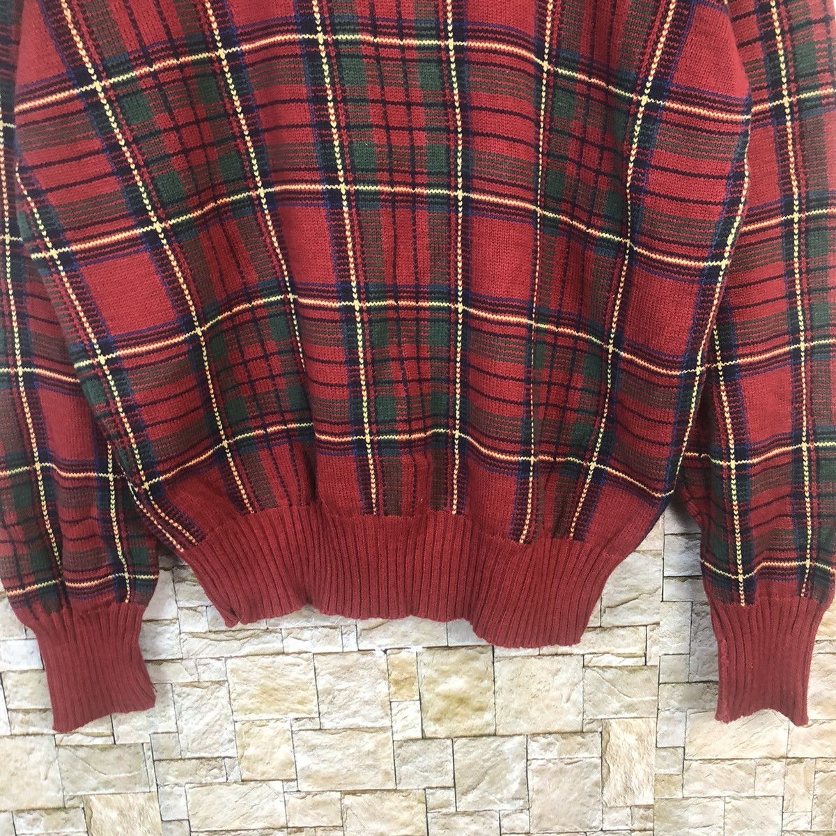 Ralph Lauren Polo Ralph Lauren checkered Red Knitwear #A22 Size US L / EU 52-54 / 3 - 6 Thumbnail