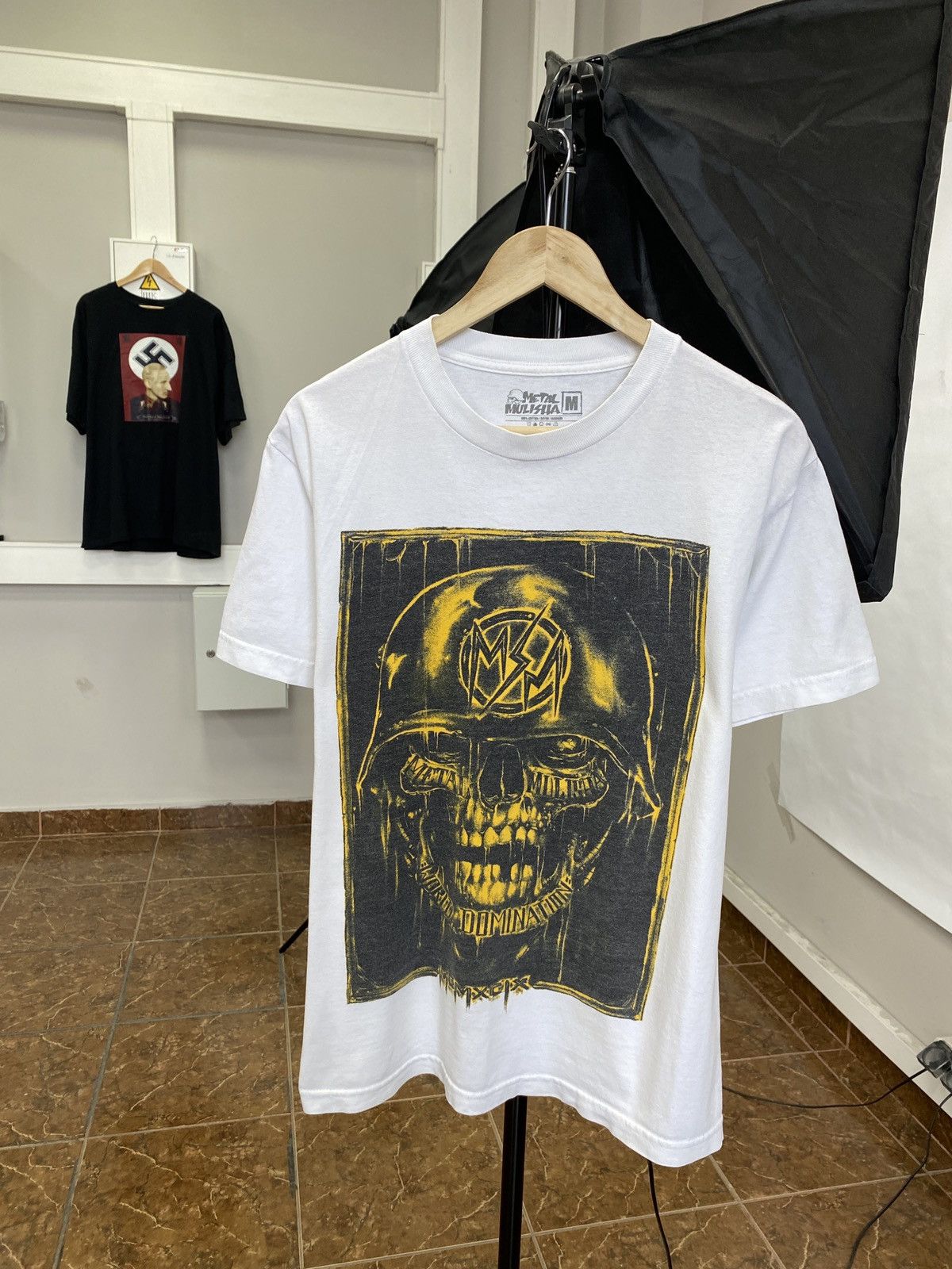 Metal Mulisha 🇺🇸 Metal Mulisha World Domination Skulls Fuck The System Tee Size US M / EU 48-50 / 2 - 1 Thumbnail