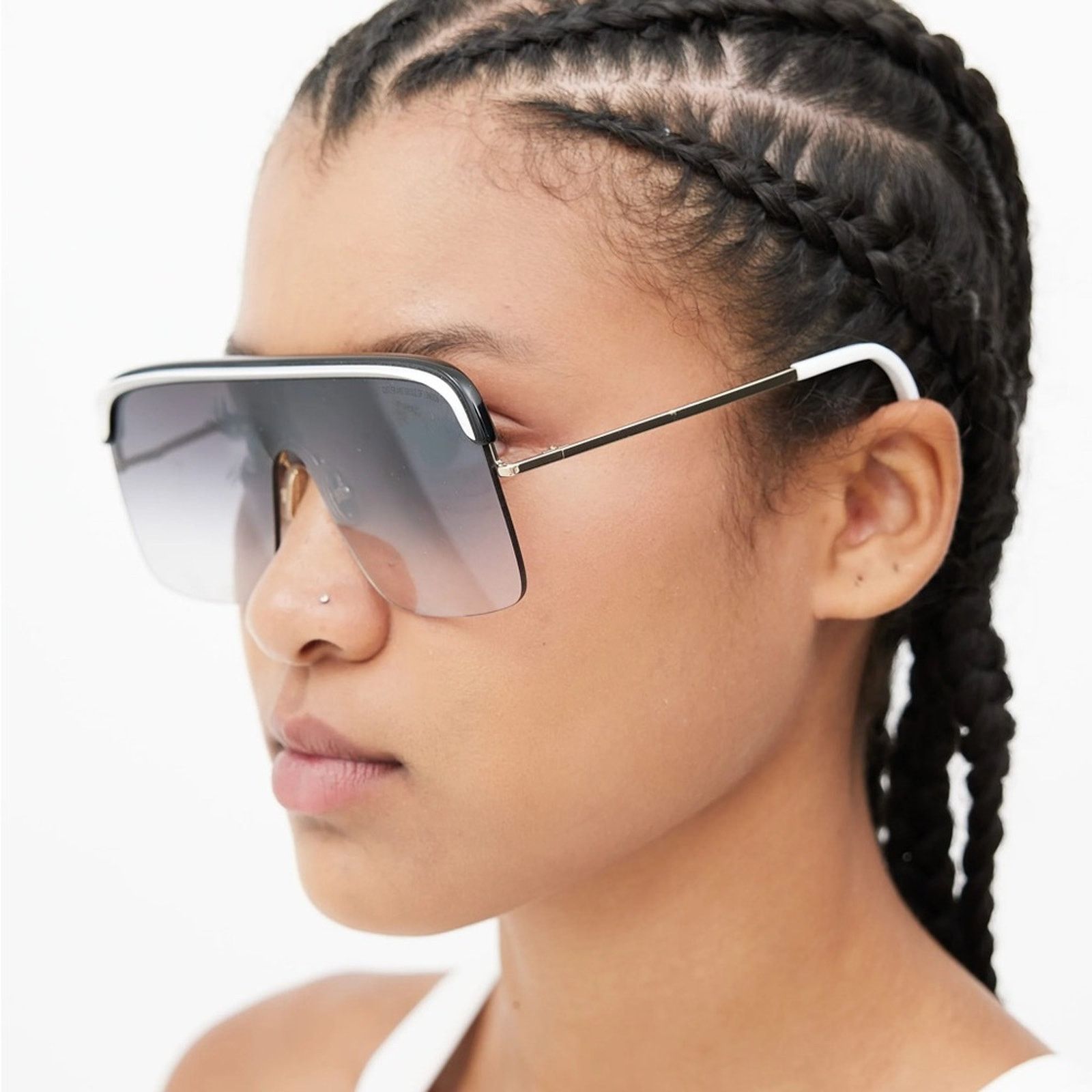 Cutler and Gross NEW CUTLER AND GROSS CG1328S 002 Black/White Unisex Size ONE SIZE - 1 Thumbnail