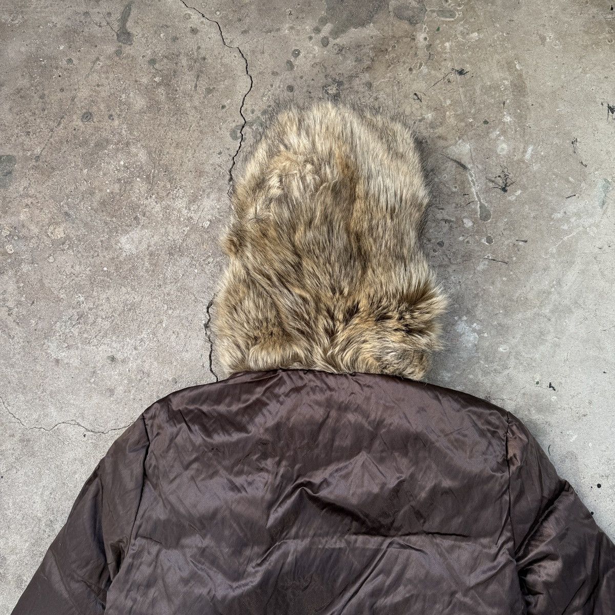 If Six Was Nine Vintage Pajar Faux Fur Hood Metal Nylon Down Bomber jacket Size L / US 10 / IT 46 - 8 Thumbnail