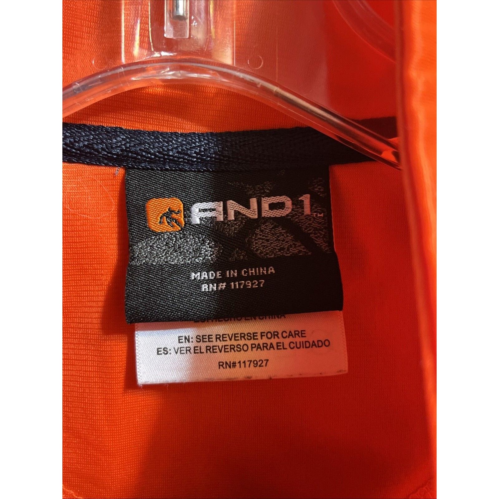 Other and1 basketball track jacket men’s XL orange zip Polyester Size US XL / EU 56 / 4 - 3 Thumbnail