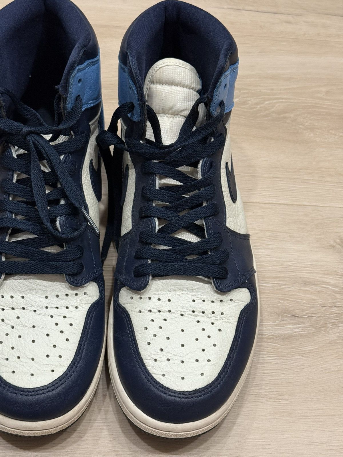 Jordan Brand Air Jordan 1 High Obsidian Size US 12 / EU 45 - 10 Thumbnail