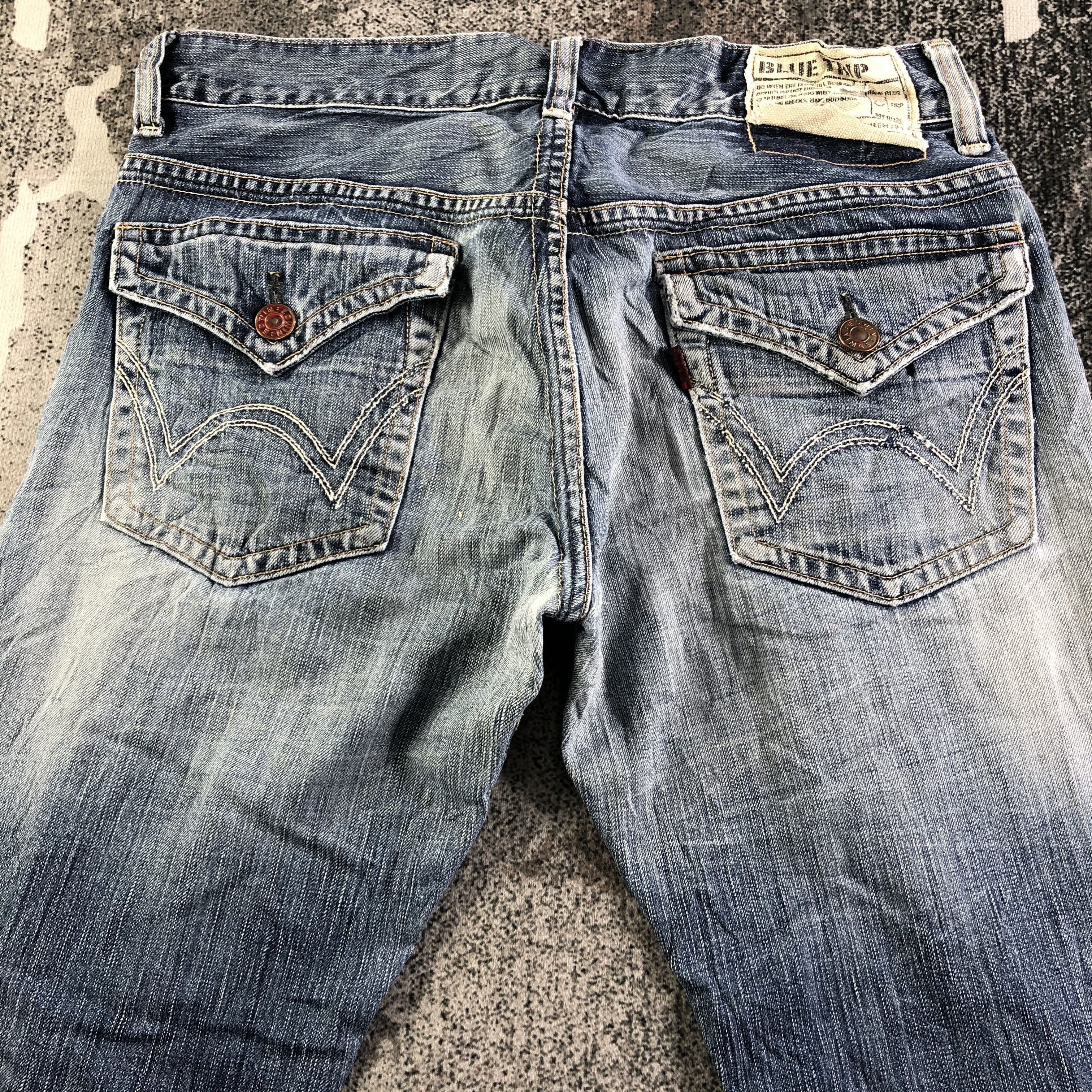 Edwin Vintage Edwin Blue Trip Jeans Distress Denim KJ3081 Size US 32 / EU 48 - 4 Thumbnail