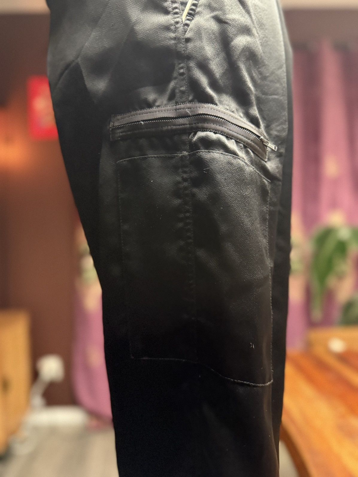 Other Sleek Satin Utility Pants with Contrast Trim Size US 30 / EU 46 - 6 Thumbnail