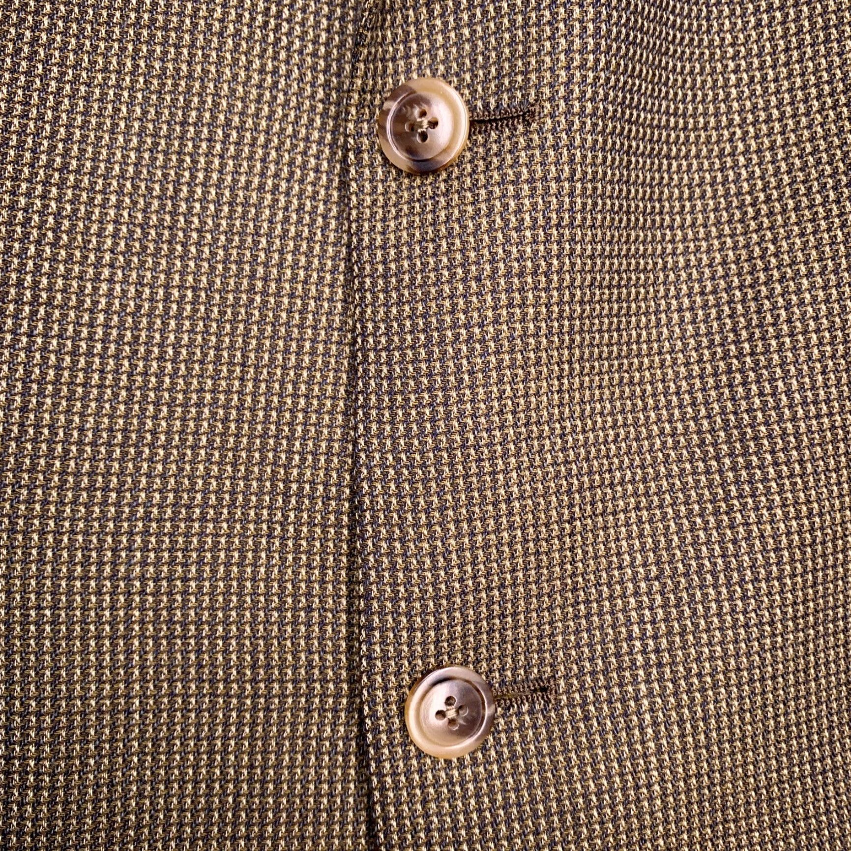 Hart Schaffner Marx VINTAGE Hart Schaffner Marx Blazer Mens 48R Brown Wool Tweed Notch Lapel 2-Button Single-Breasted Sport Coat Geometric Chest 52 Regular Size 48R - 6 Thumbnail