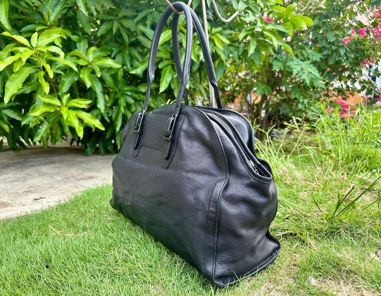 Helmut Lang Authentic Helmut Lang Bunker Leather Tote Bag Size ONE SIZE - 2 Thumbnail