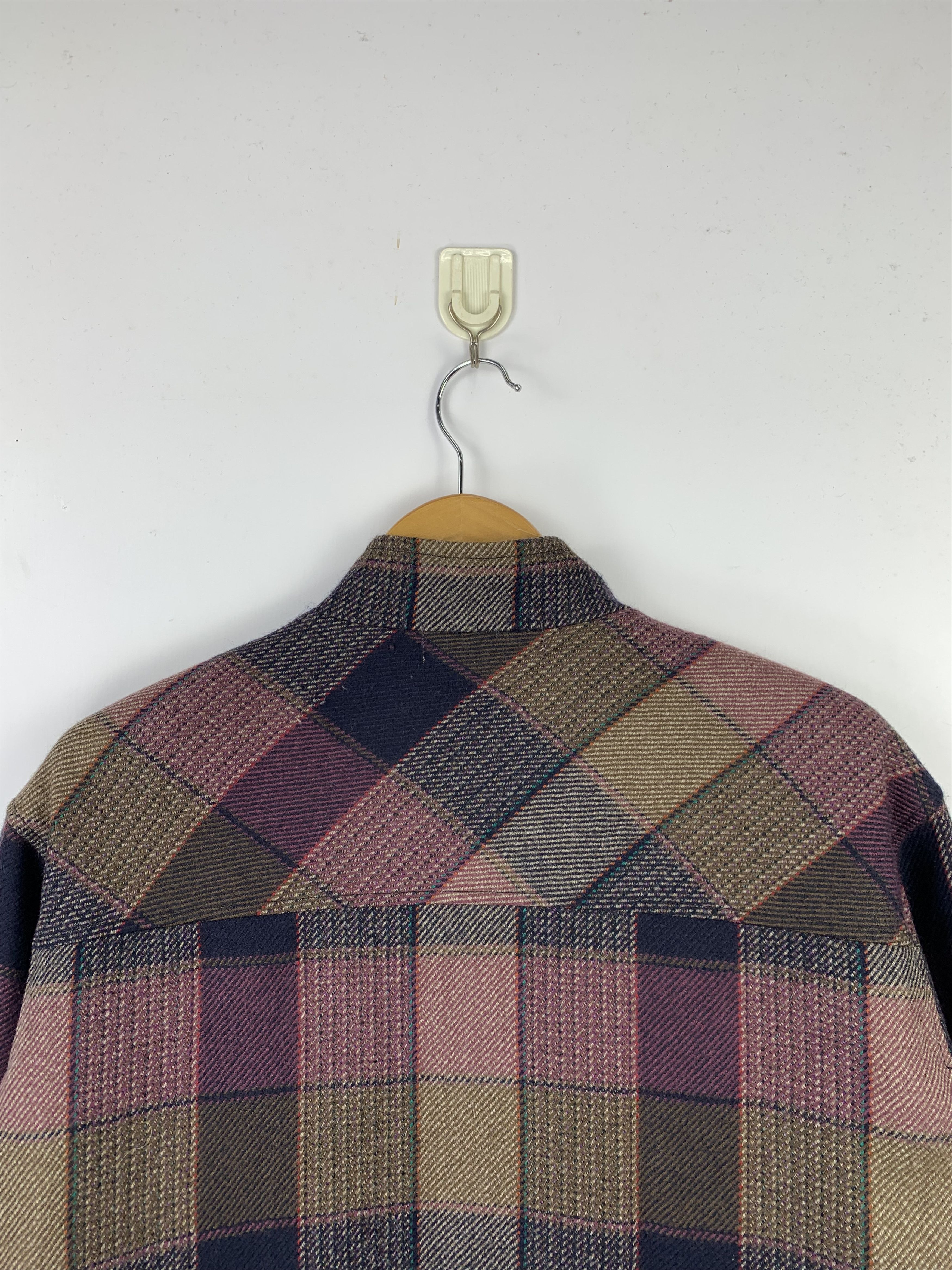 Japanese Brand Vintage Japanese Brand Shadow Plaid Jacket J1574 Size US M / EU 48-50 / 2 - 4 Thumbnail