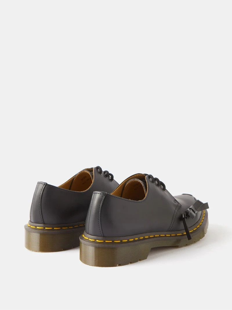 CDG by Comme des Garcons o1mle0824 Lace Up Bow Detail Oxford Shoes in Black Size US 6.5 / IT 36.5 - 3 Thumbnail