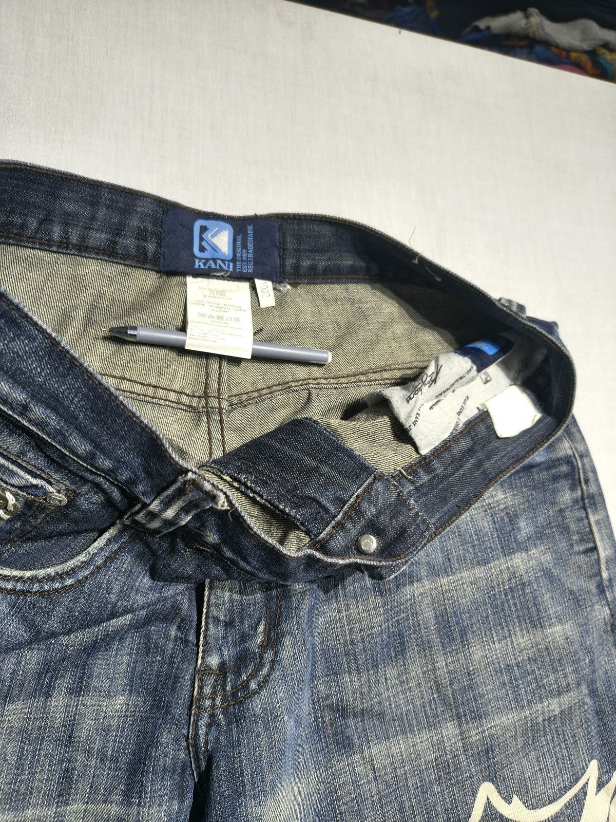 Southpole Karl Kani Big K Graphic Jeans Y2K Streetwear (045) Size US 36 / EU 52 - 13 Thumbnail