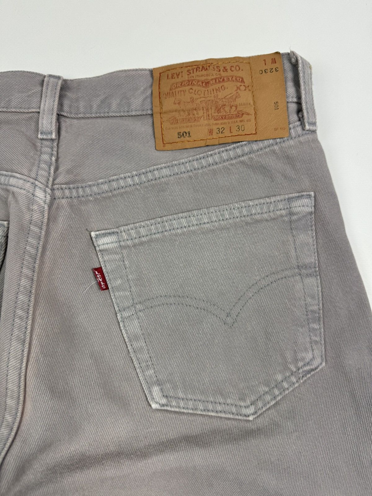 Levi's 1990’s Vintage Faded Levi’s 501 Made in USA Size 32/30 Size US 32 / EU 48 - 20 Thumbnail