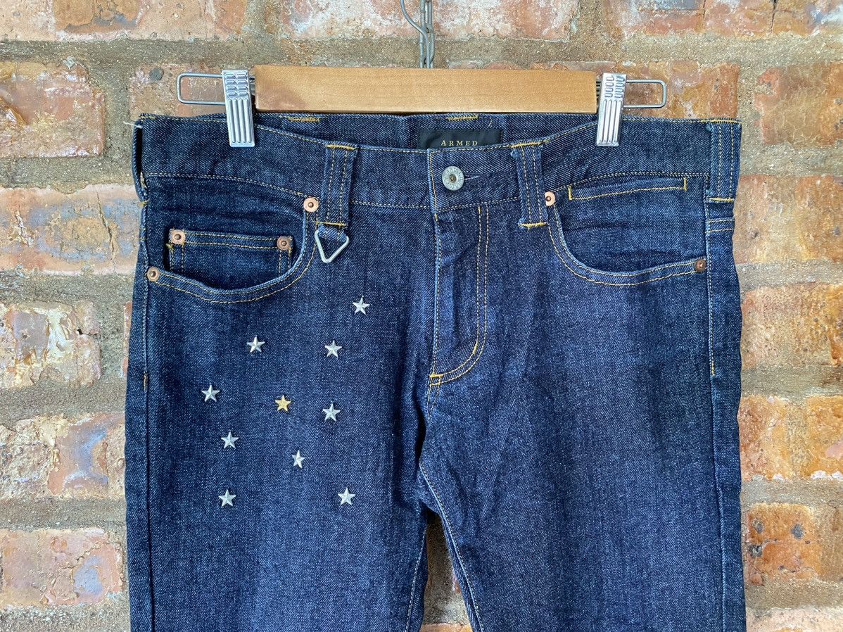 14th Addiction × Japanese Brand × Tornado Mart 2000s ARMED Japan Skull,love , cross and star pants Size US 31 - 4 Thumbnail