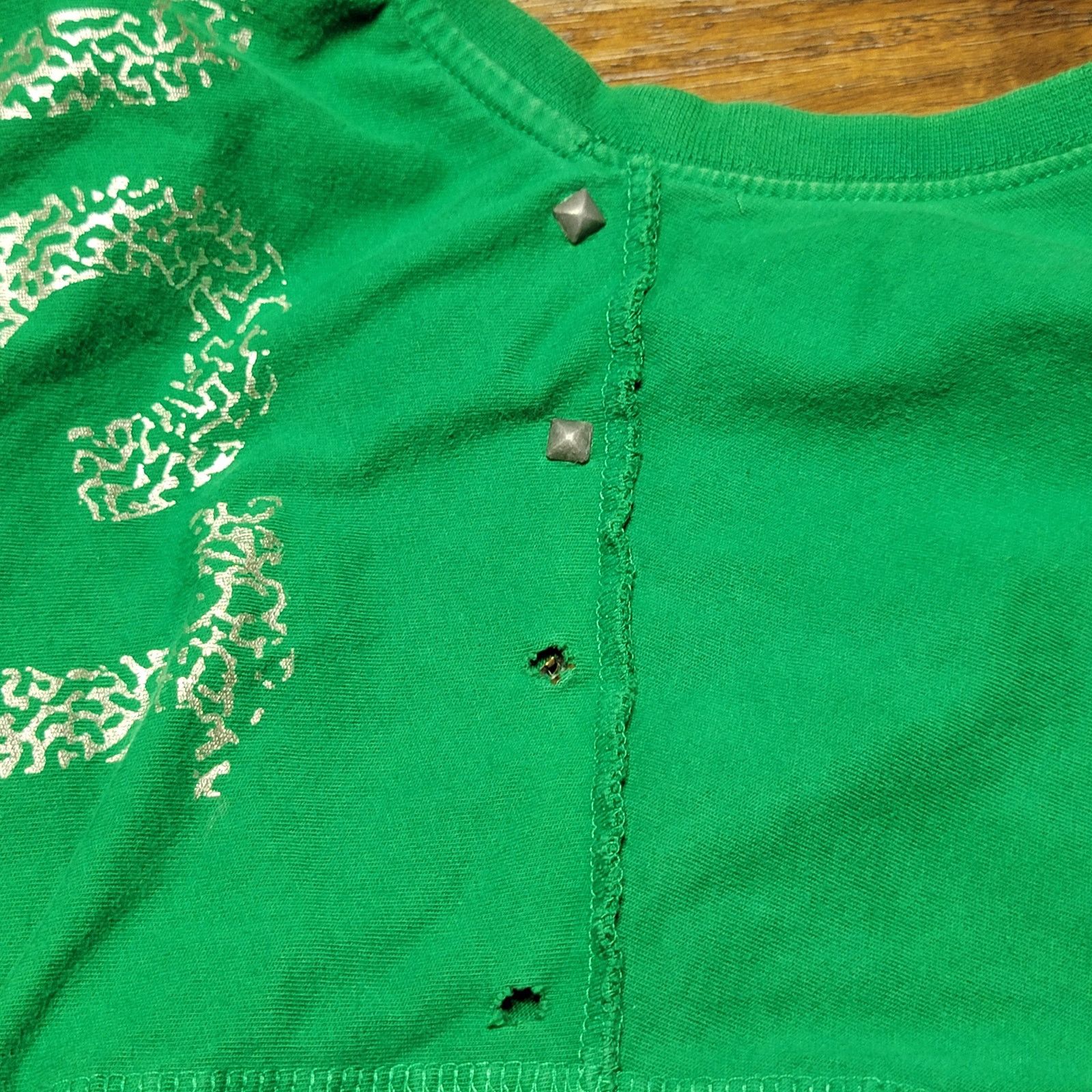 Other Blac Label Green Unisex Punk Tee "Worst Nightmare" -Size 2X* Size US XXL / EU 58 / 5 - 6 Thumbnail