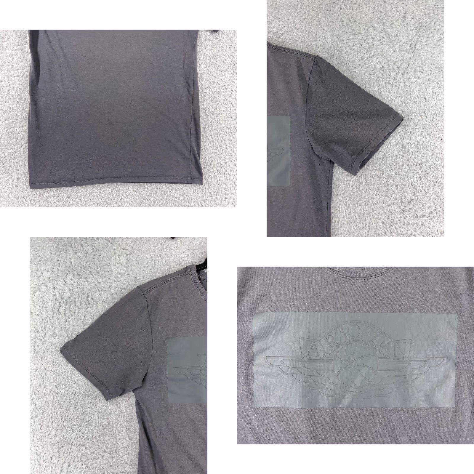 Jordan Brand Jordan Shirt Mens Small Gray Jumpman Air Basketball Cotton Blend Short Sleeve Size US S / EU 44-46 / 1 - 8 Thumbnail