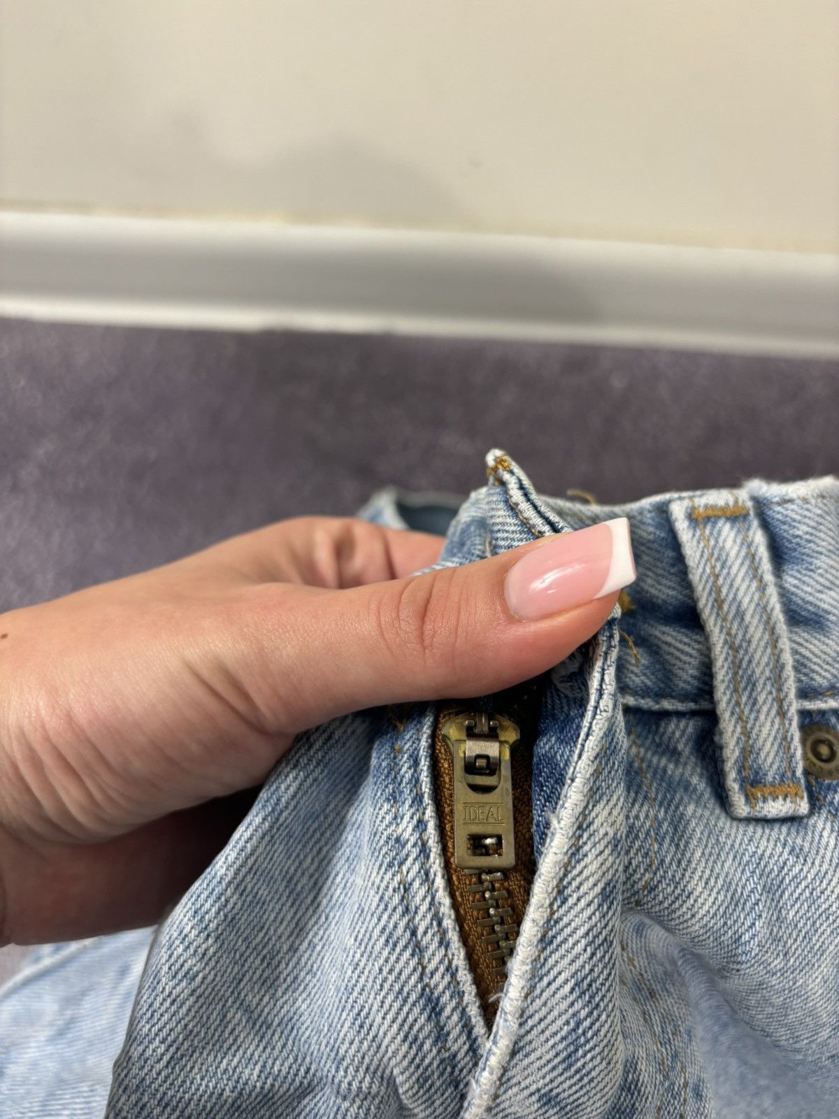 Carhartt Vintage Carhartt Y2K Light Blue Work Hype Heavy Denim Jeans Size US 32 / EU 48 - 17 Thumbnail
