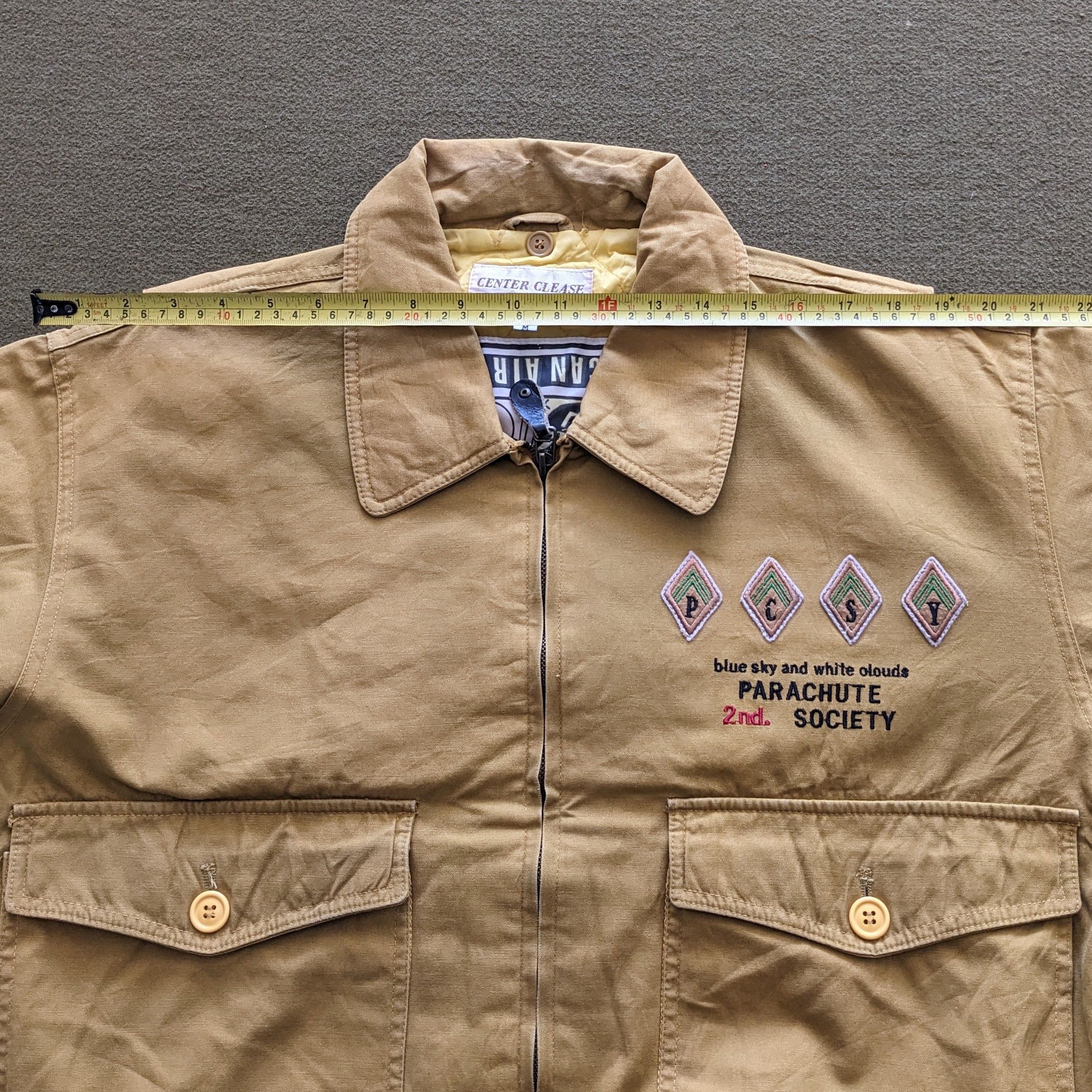 Other Vintage PARACHUTE JUMPING Blue Sky Jacket Size US XL / EU 56 / 4 - 6 Thumbnail