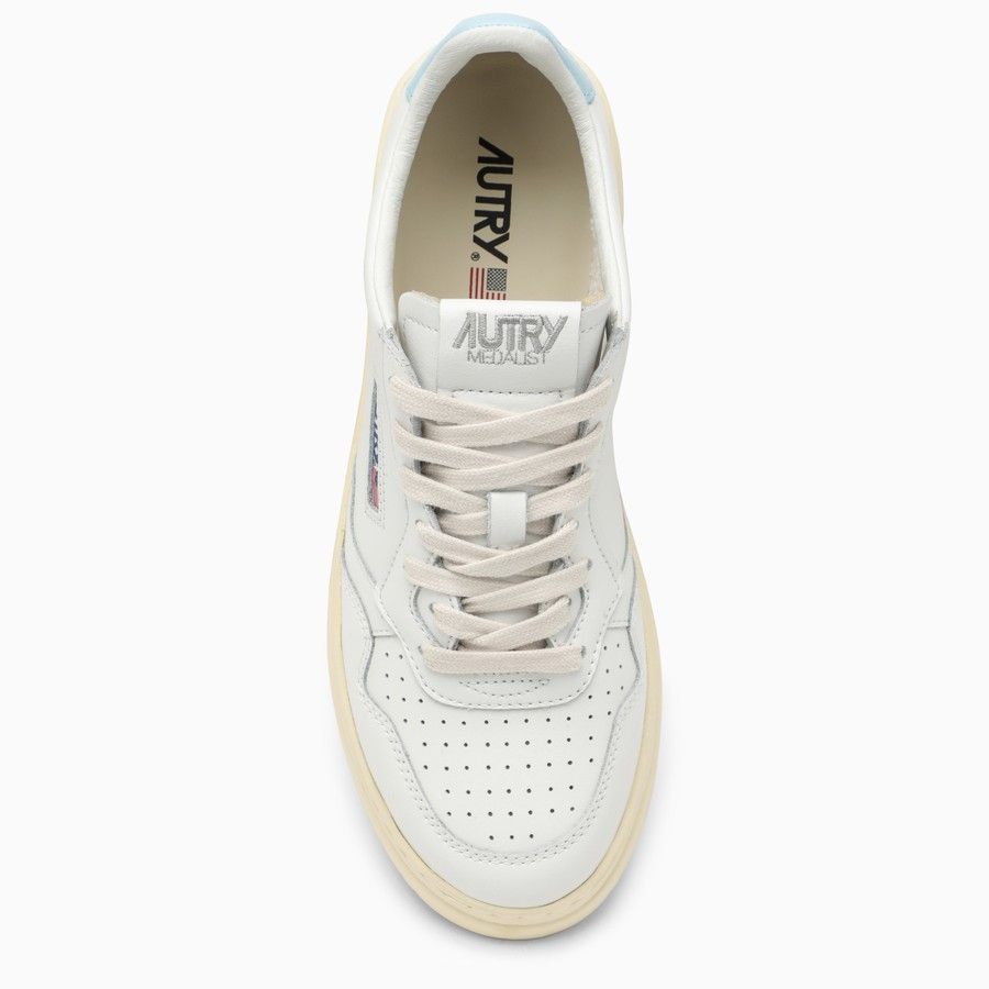 AUTRY o1d2blof0824 Low-Top Trainers in White & Light Blue Size US 8 / IT 38 - 3 Thumbnail