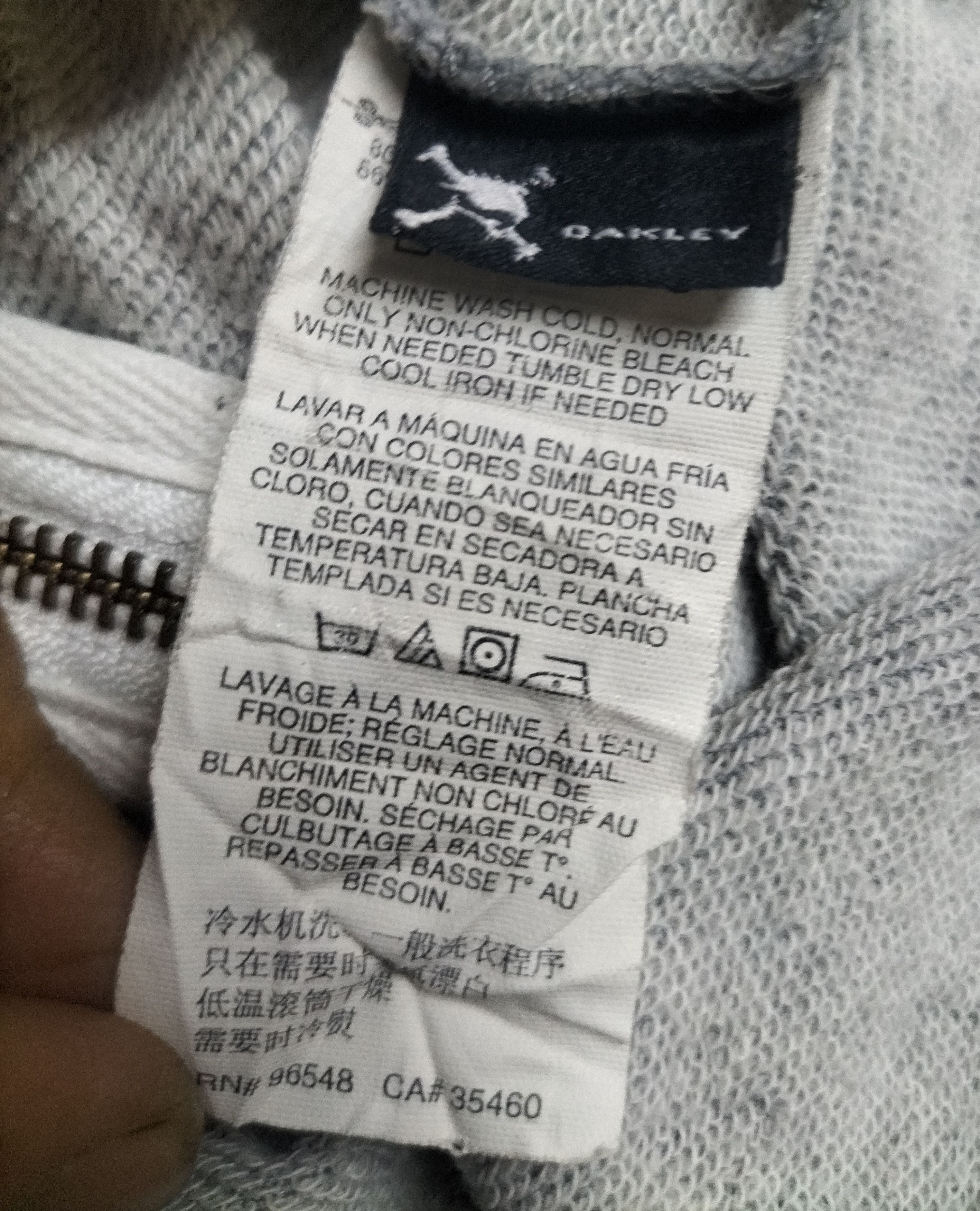 Oakley Oakley zipper hoodie embroidered logo Size US XS / EU 42 / 0 - 8 Thumbnail