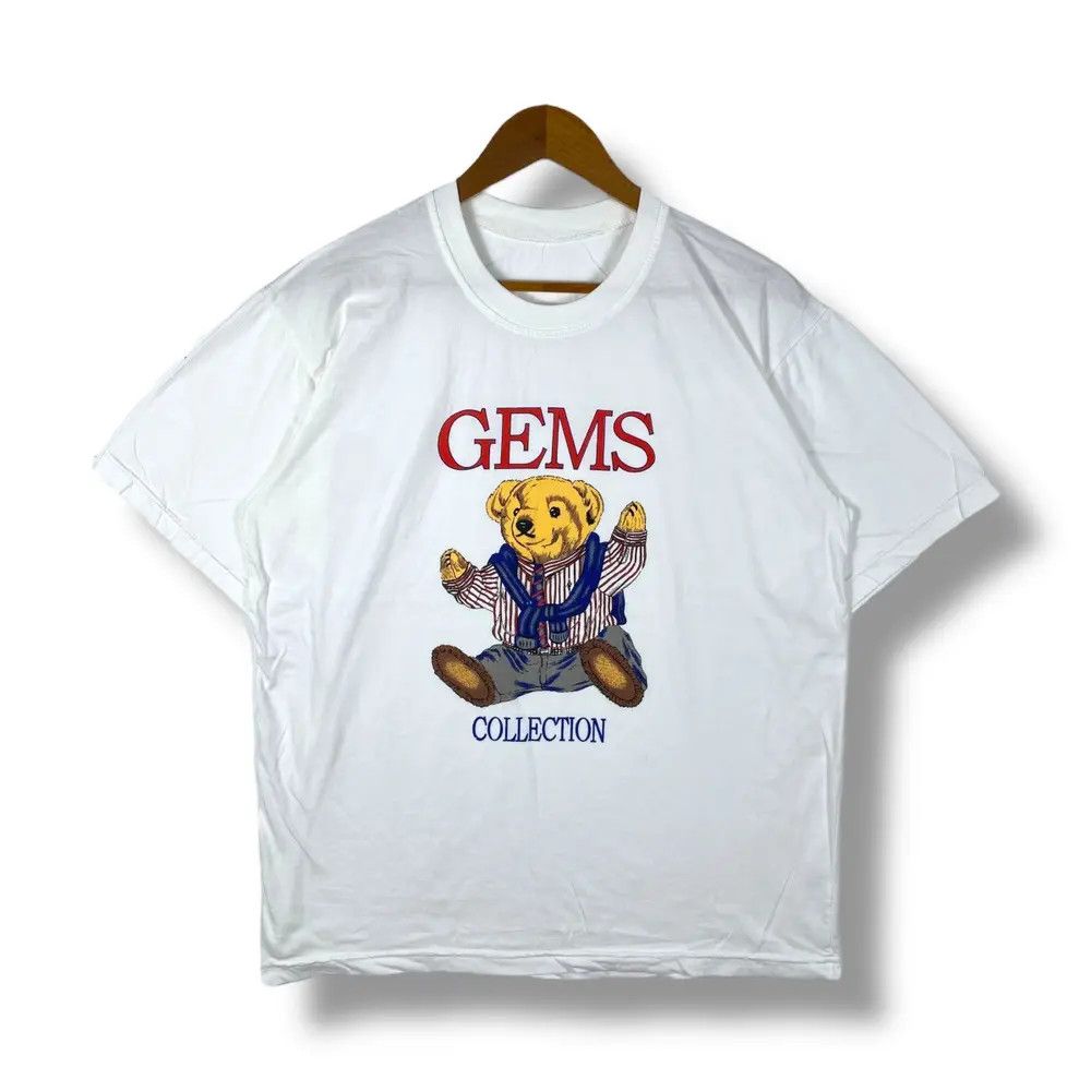 Vintage Vintage 90's GEMS COLLECTION Polo Bear Graphic Tee Shirt Size US L / EU 52-54 / 3 - 1 Thumbnail