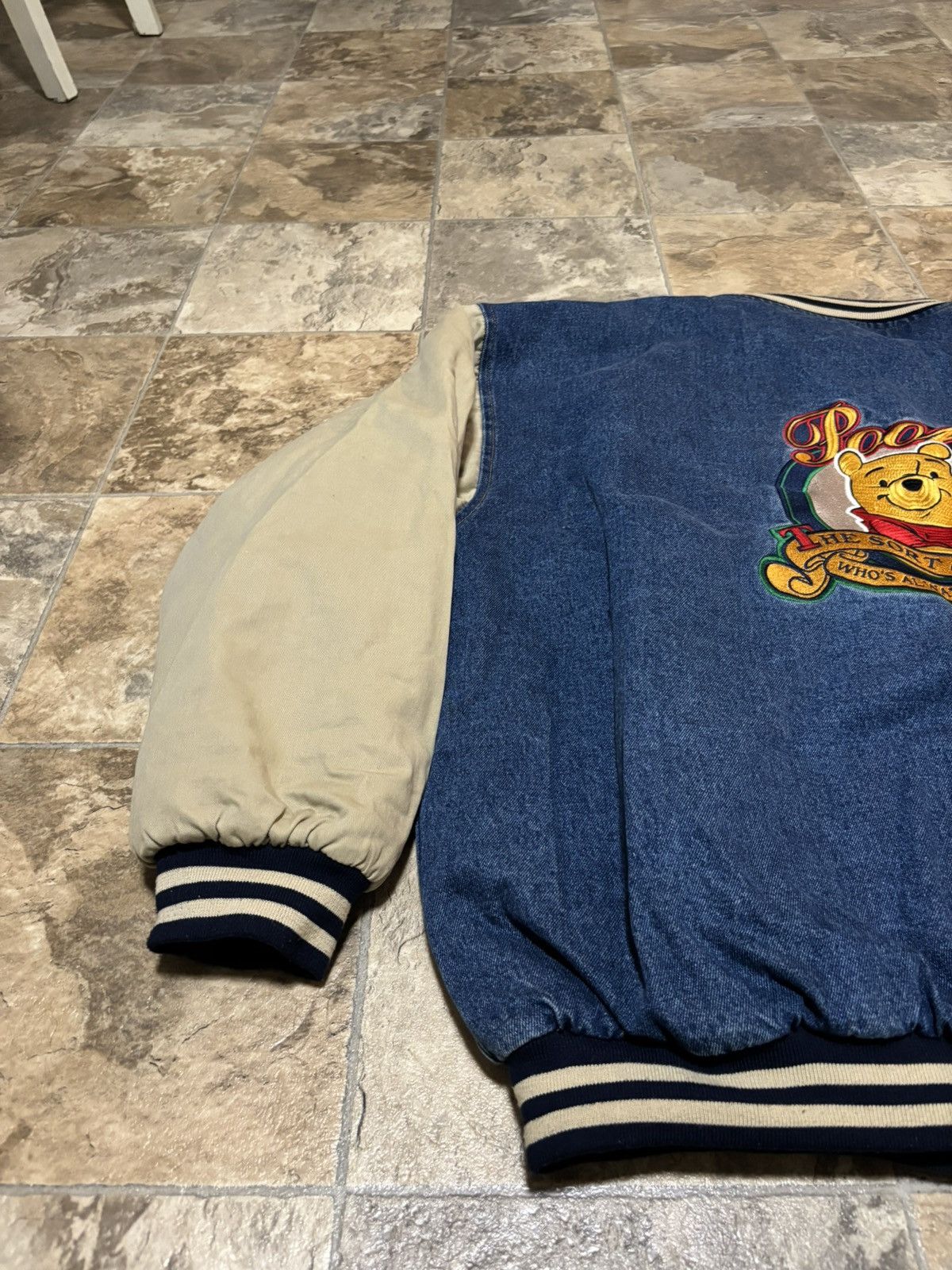 Vintage Xxxtentacion Winnie the Pooh Varsity Jacket Size US XXL / EU 58 / 5 - 12 Thumbnail