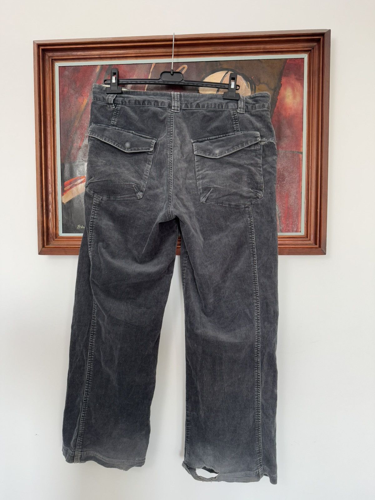 Nike ACG Vintage Y2k Nike ACG Corduroy Pants Distressed Grey Rare Size US 36 / EU 52 - 2 Thumbnail