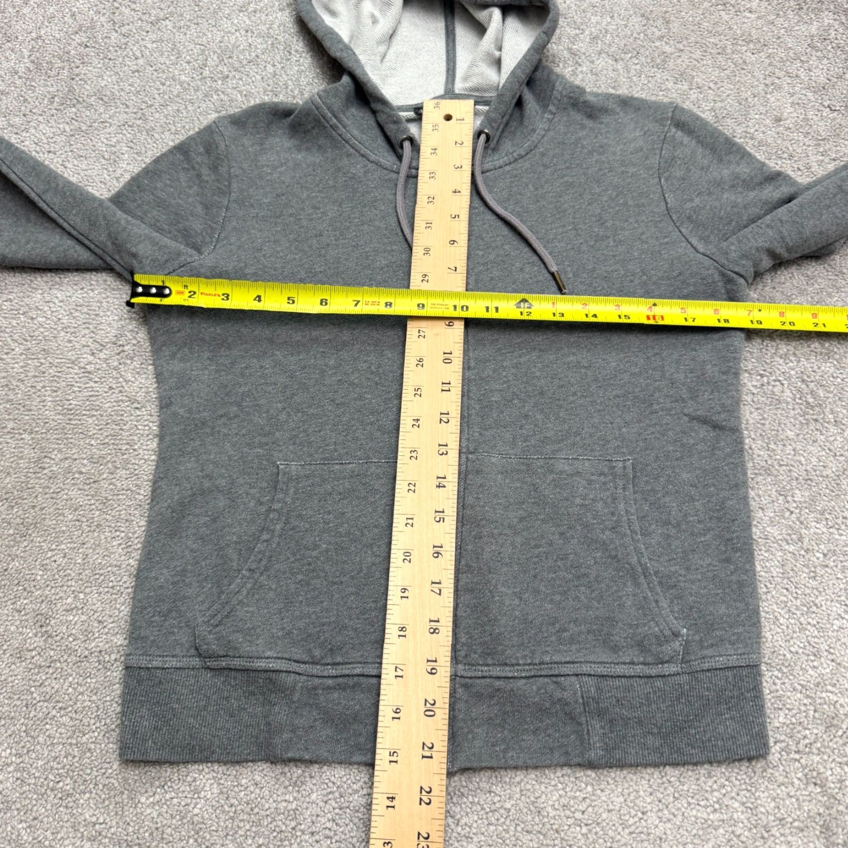 Armani Exchange Armani Exchange Graphic Hoodie Full Zip Sweatshirt Womens Small Gray Size S / US 4 / IT 40 - 7 Thumbnail
