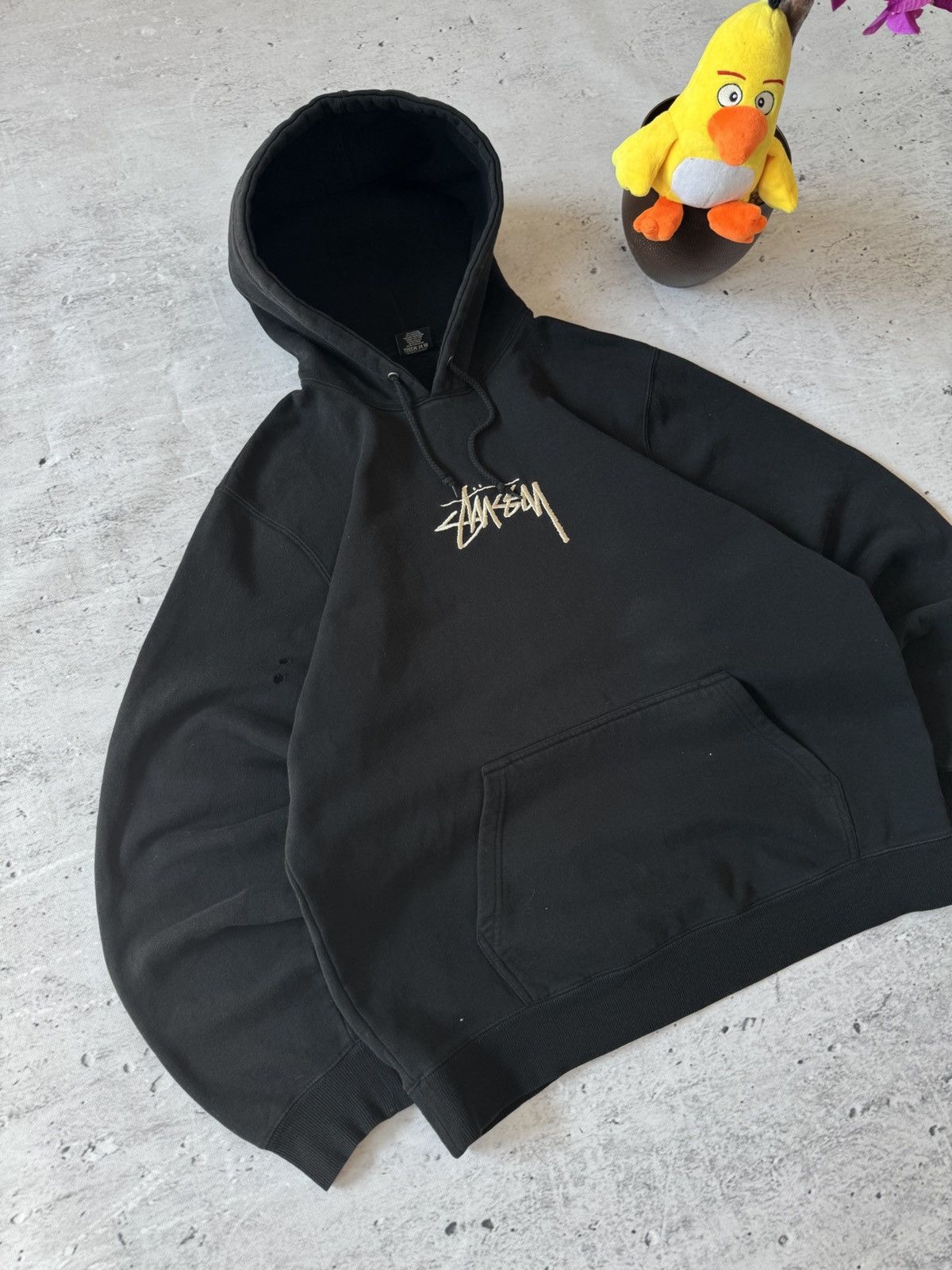 Stussy × Vintage STUSSY CENTER HUFT LOGO OVERSIZE BAGGY FIT HOODIE Size US XL / EU 56 / 4 - 2 Thumbnail