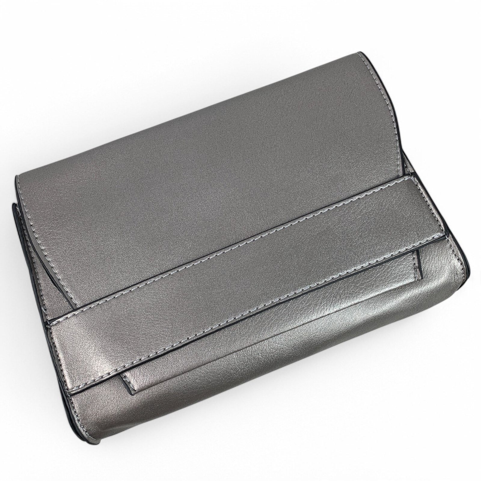 Other Summer and Rose Celine Purse Crossbody Steel Metallic Clutch Size ONE SIZE - 5 Thumbnail