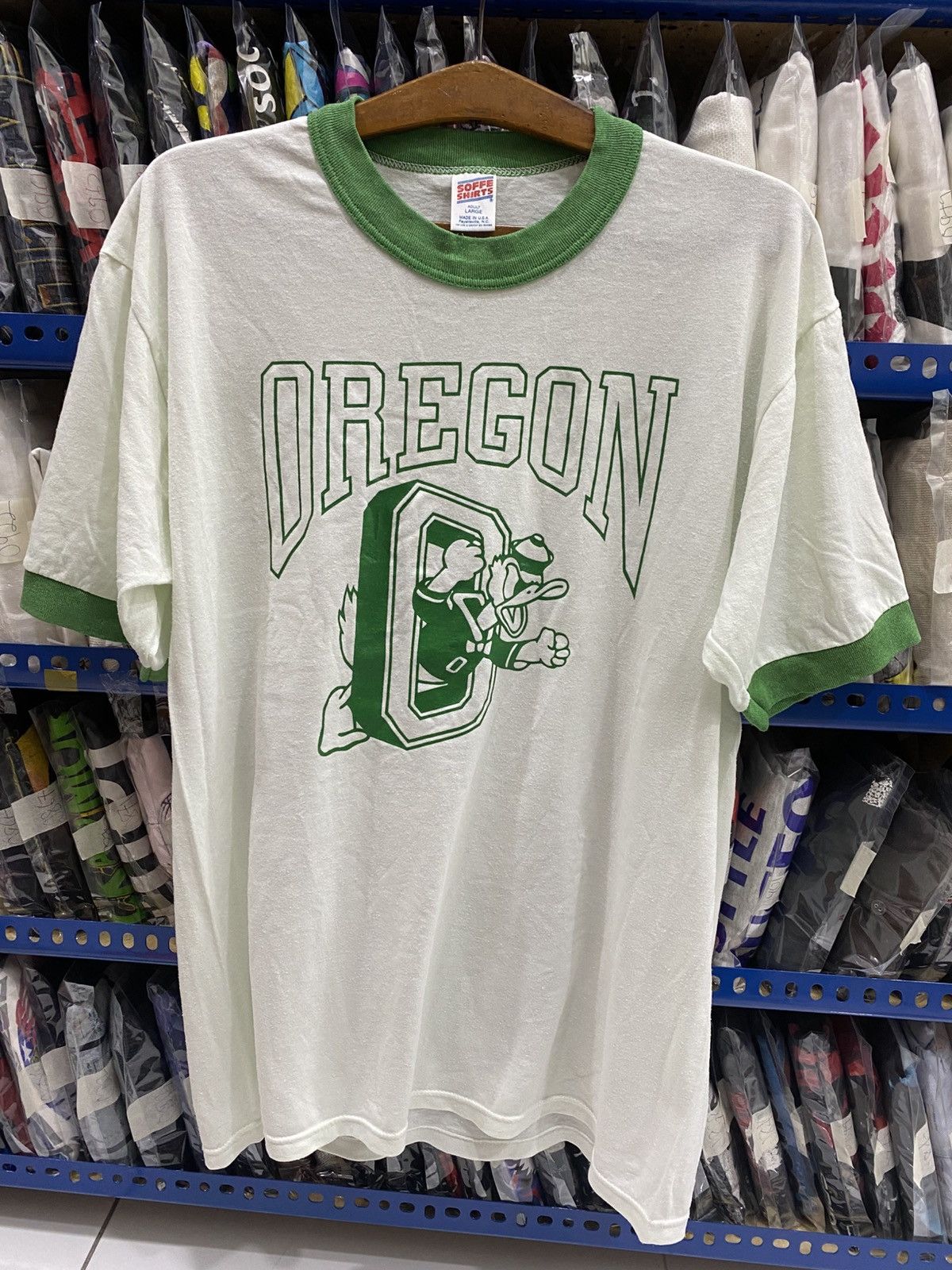 Vintage VINTAGE OREGON RINGER TSHIRT Size US L / EU 52-54 / 3 - 1 Thumbnail