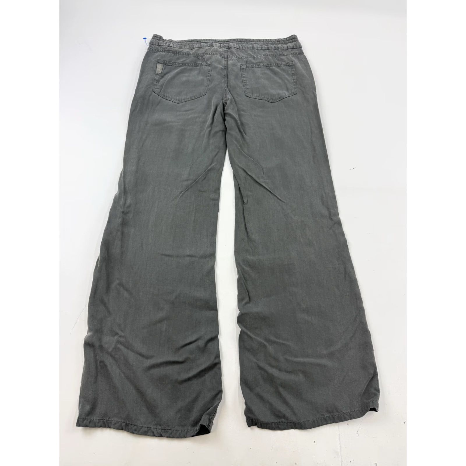 Paige Paige Womens Pants 29 Gray Lyocell Wide-Leg Drawstring Lounge Travel Casual Size 29" - 7 Thumbnail