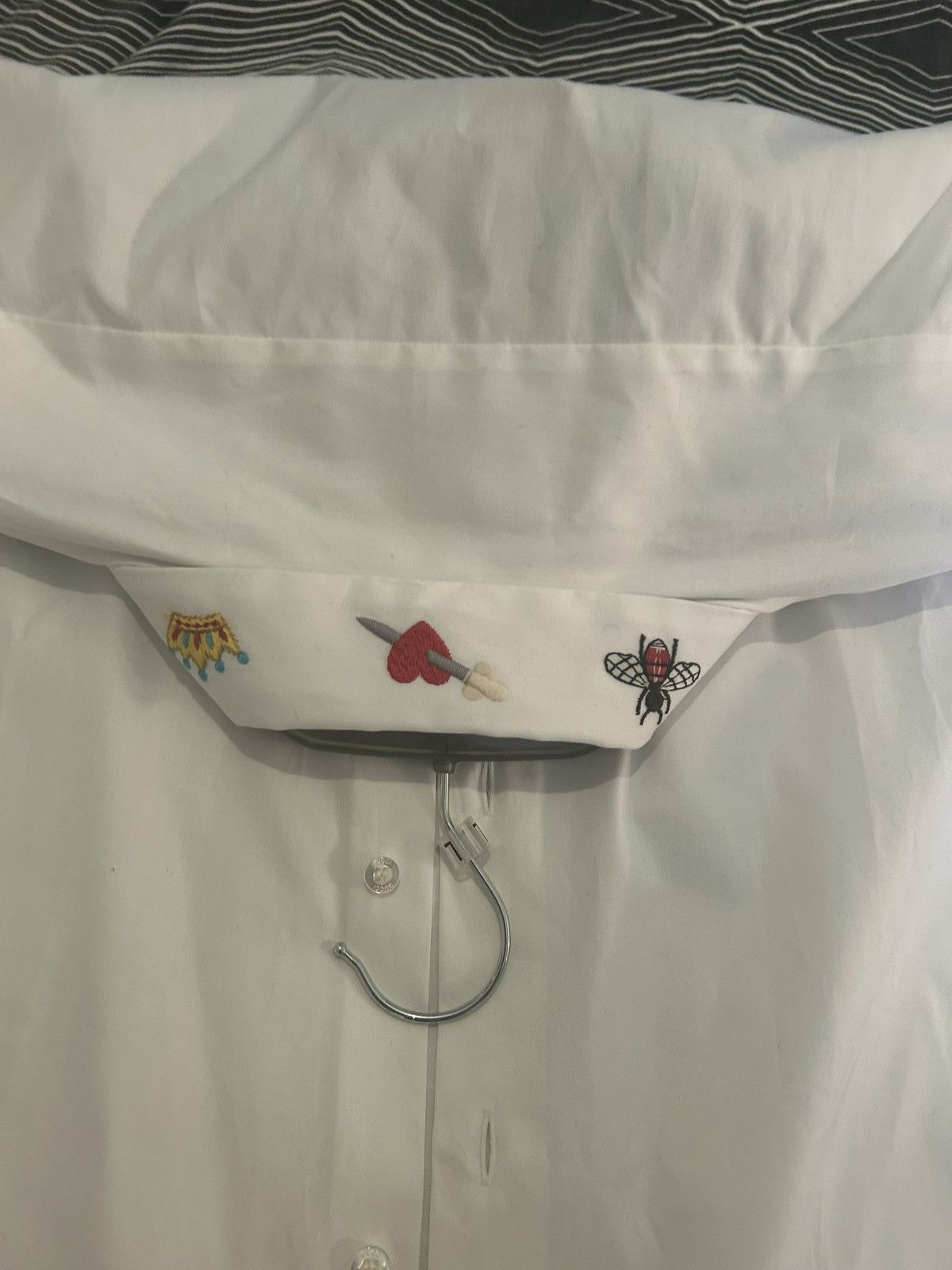 Gucci Gucci logos snake collar shirt Size US M / EU 48-50 / 2 - 2 Thumbnail