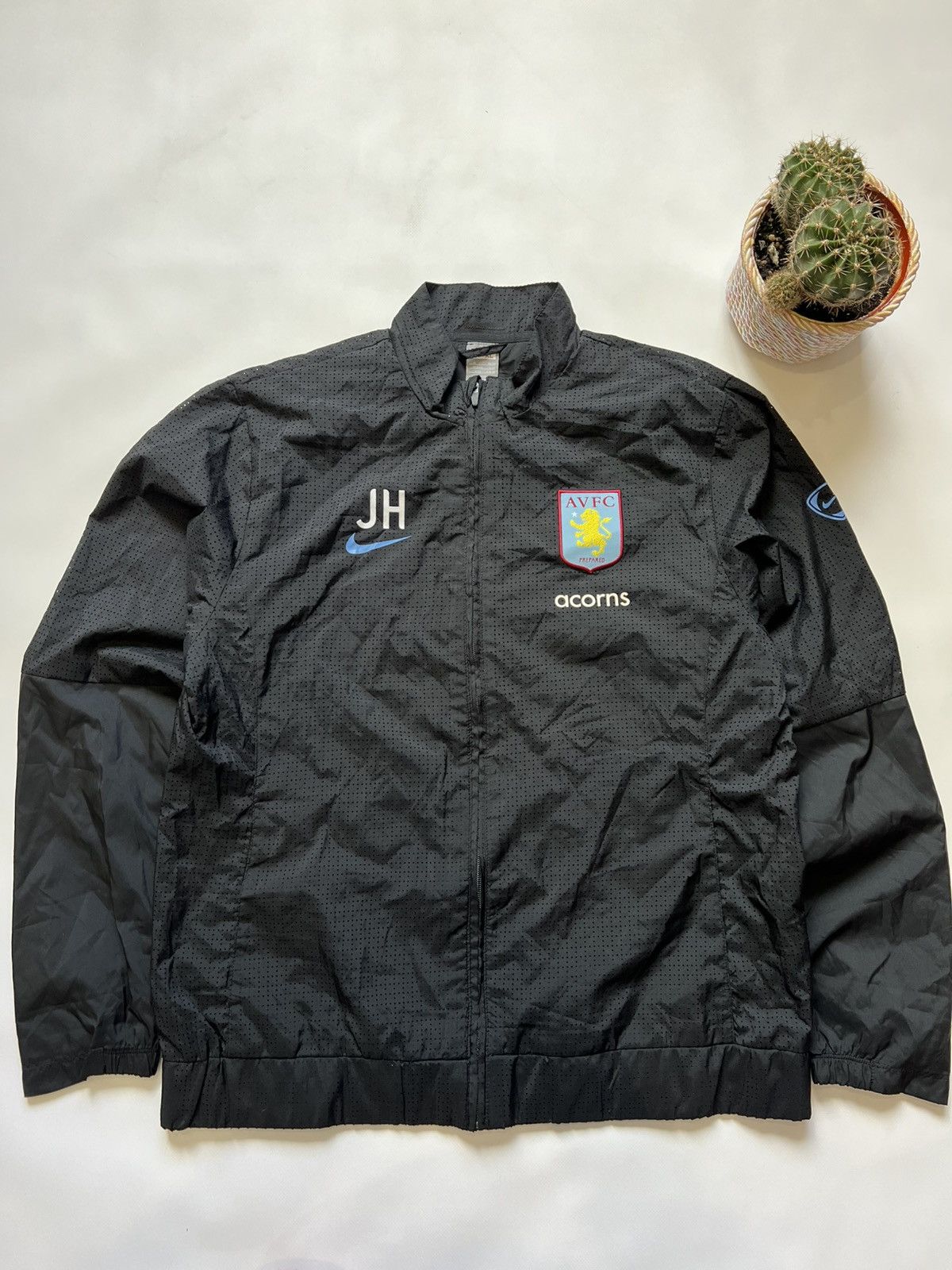Nike Nike Aston Villa 2009 Black Jacket Football Training Size US XL / EU 56 / 4 - 1 Thumbnail
