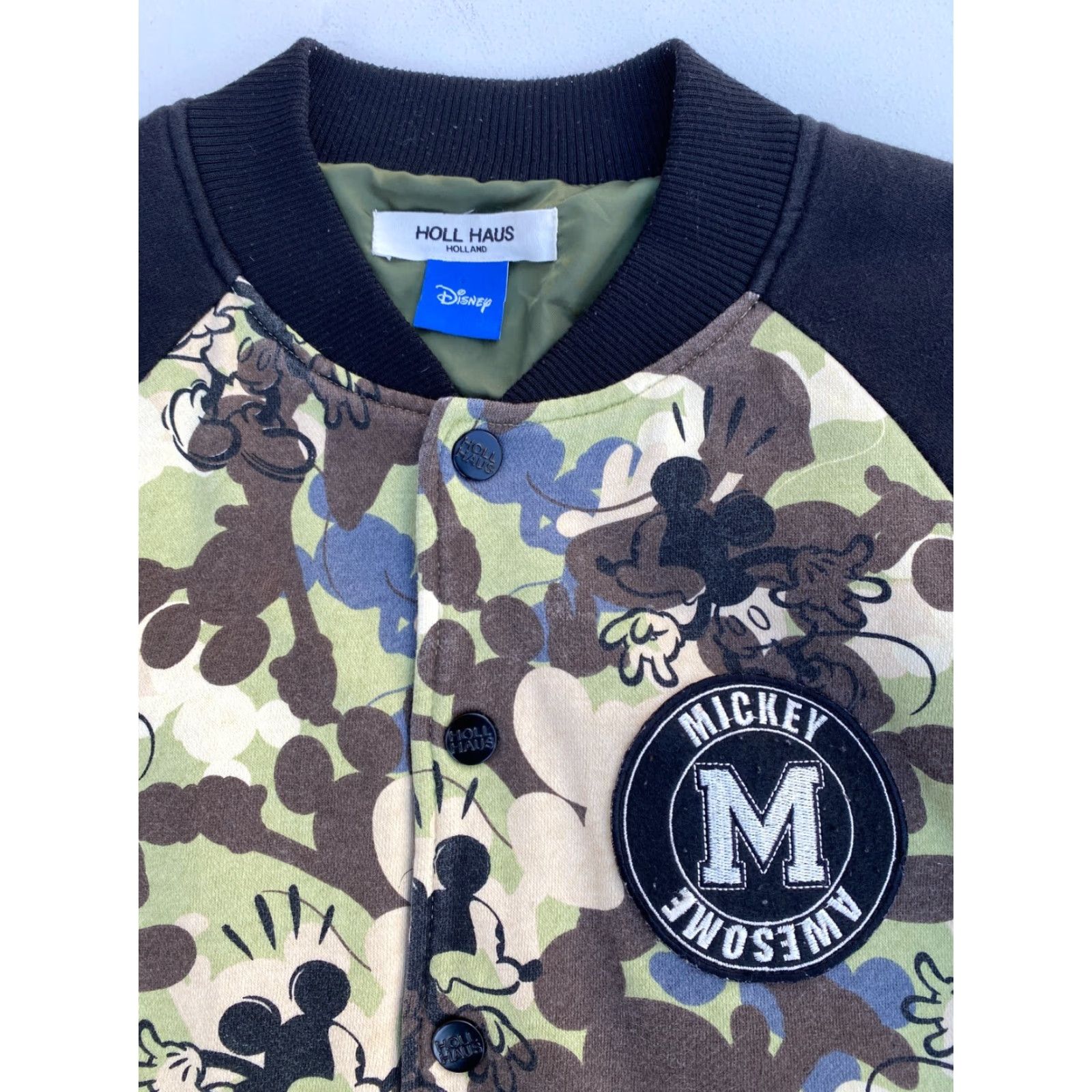 Vintage Holl House Holland x Disney Mickey Varsity Jacket Camouflage Sz L Men’s Shirt Jacket Mens Complete Size US L / EU 52-54 / 3 - 5 Thumbnail