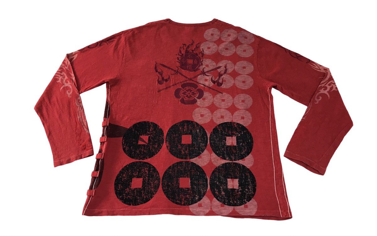 Vintage Japanese Brand Single Pocket Embroidery Logo Longsleeve Tee Size US L / EU 52-54 / 3 - 2 Thumbnail