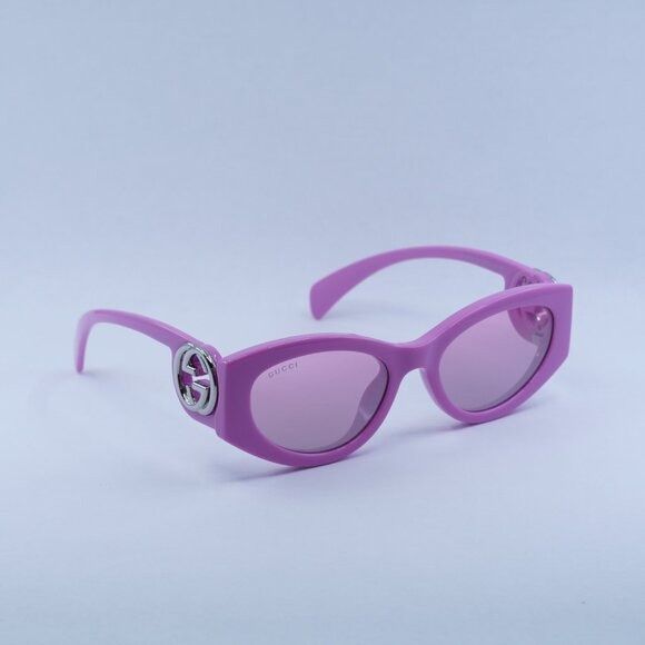 Gucci 🕶️ New Gucci GG1691S 003 Sunglasses - Pink Frame Size ONE SIZE - 9 Thumbnail