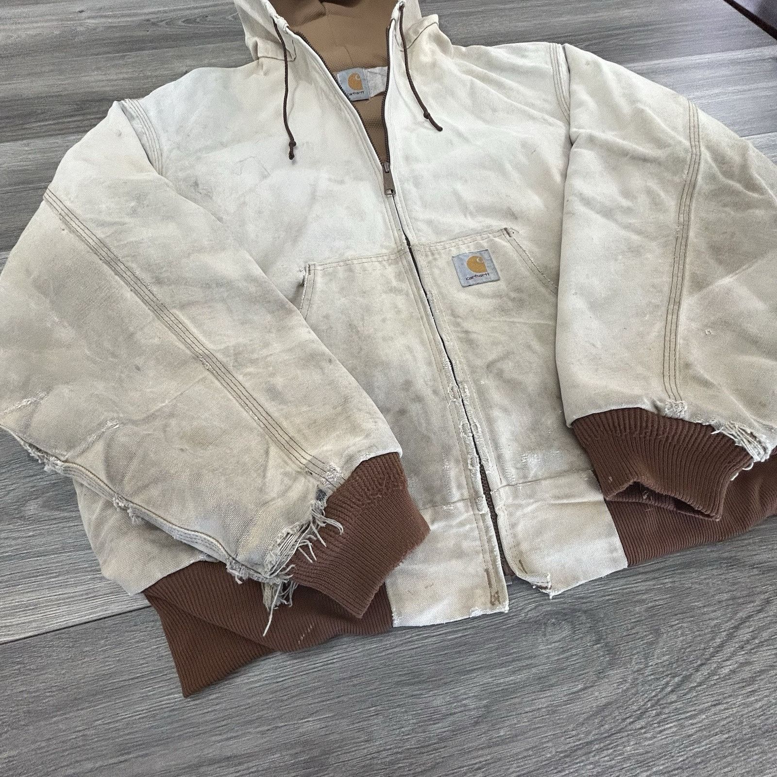 Carhartt Vintage 80s Carhartt Jacket XXL Made In USA J03BRN JR106 Size US XXL / EU 58 / 5 - 3 Thumbnail