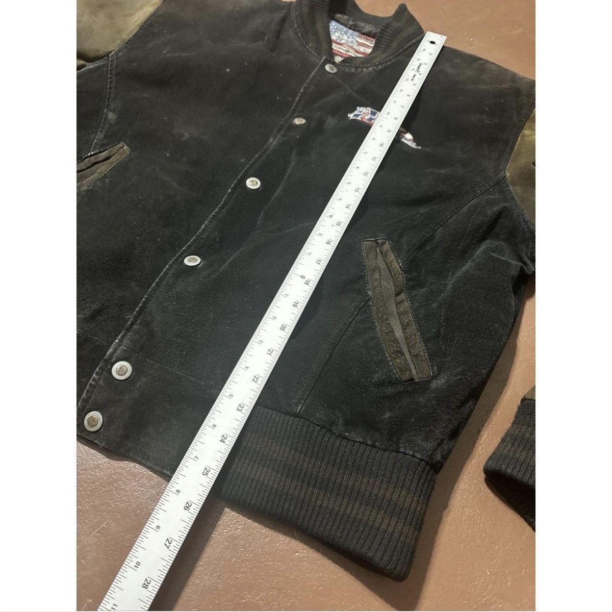 No Fear Y2K No Fear leather bomber jacket Size US M / EU 48-50 / 2 - 7 Thumbnail